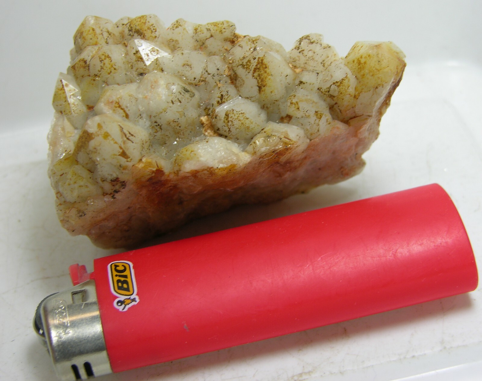 #2 70.00mm Natural South Carolina USA Iron Oxide on Quartz Specimen 2 11/16 in