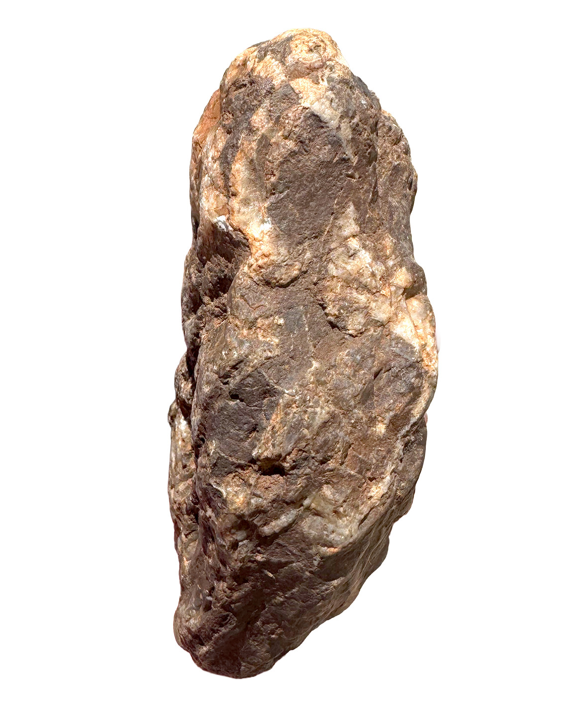 13 oz Brecciated Jasper Rock with Quartz Vein Vivid Iron Color Rough