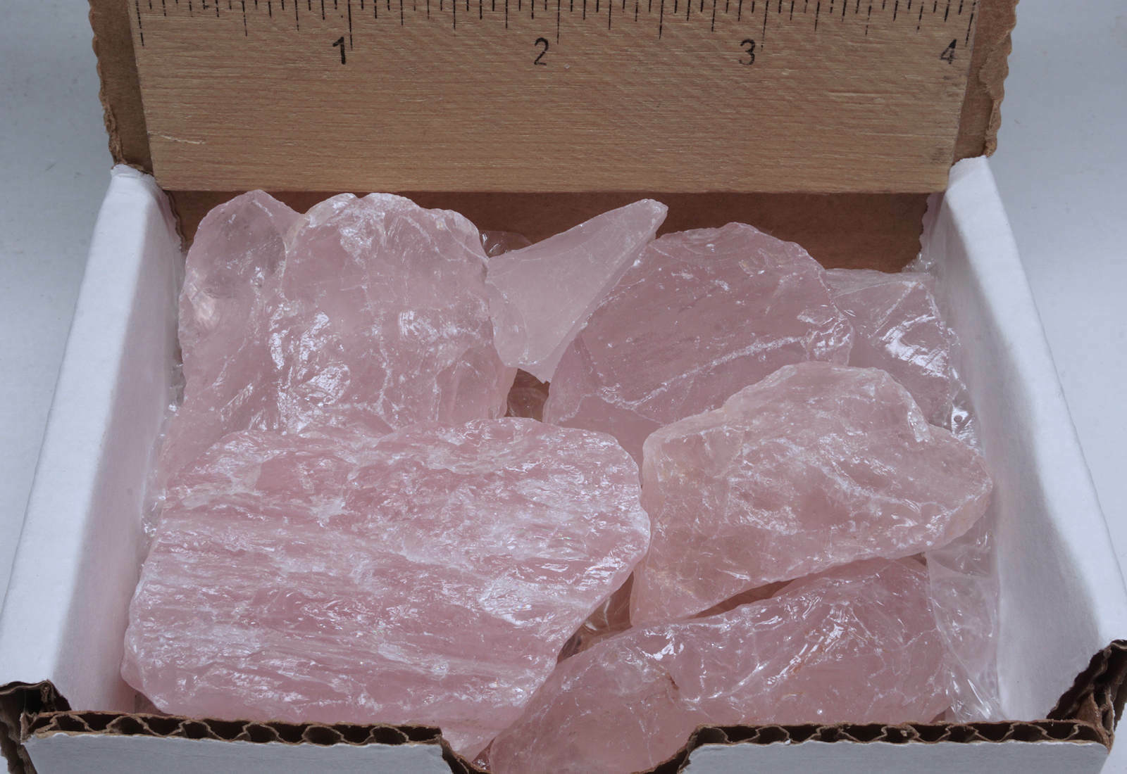 Rose Quartz 10 Oz Box Natural Pink Crystal Chunks Wholesale Raw Gemstones