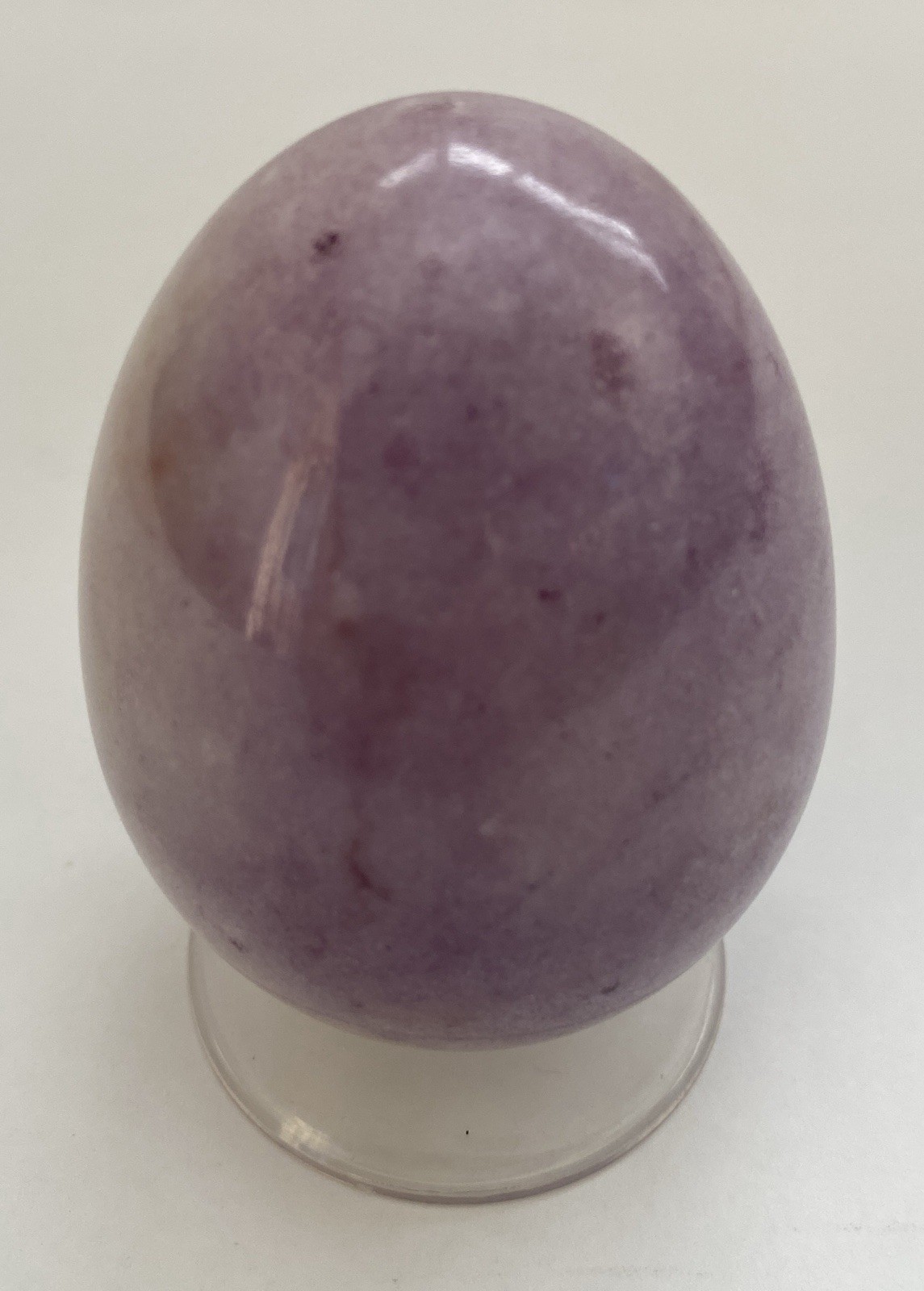 Natural Onyx Stone Egg With Stand Hand Polished Banded Agate Calcite Crystal