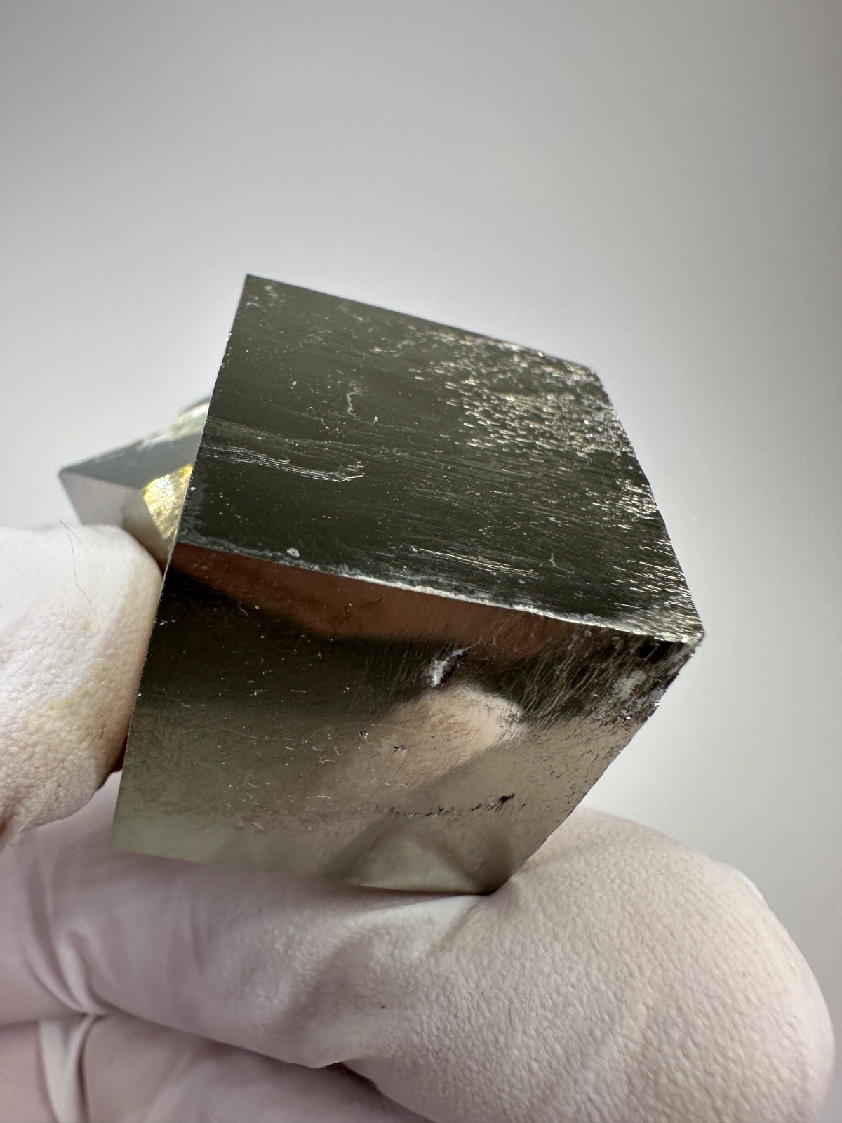 Rare Lusterous Entwined Interlocking Pyrite Cube Cluster_Spain