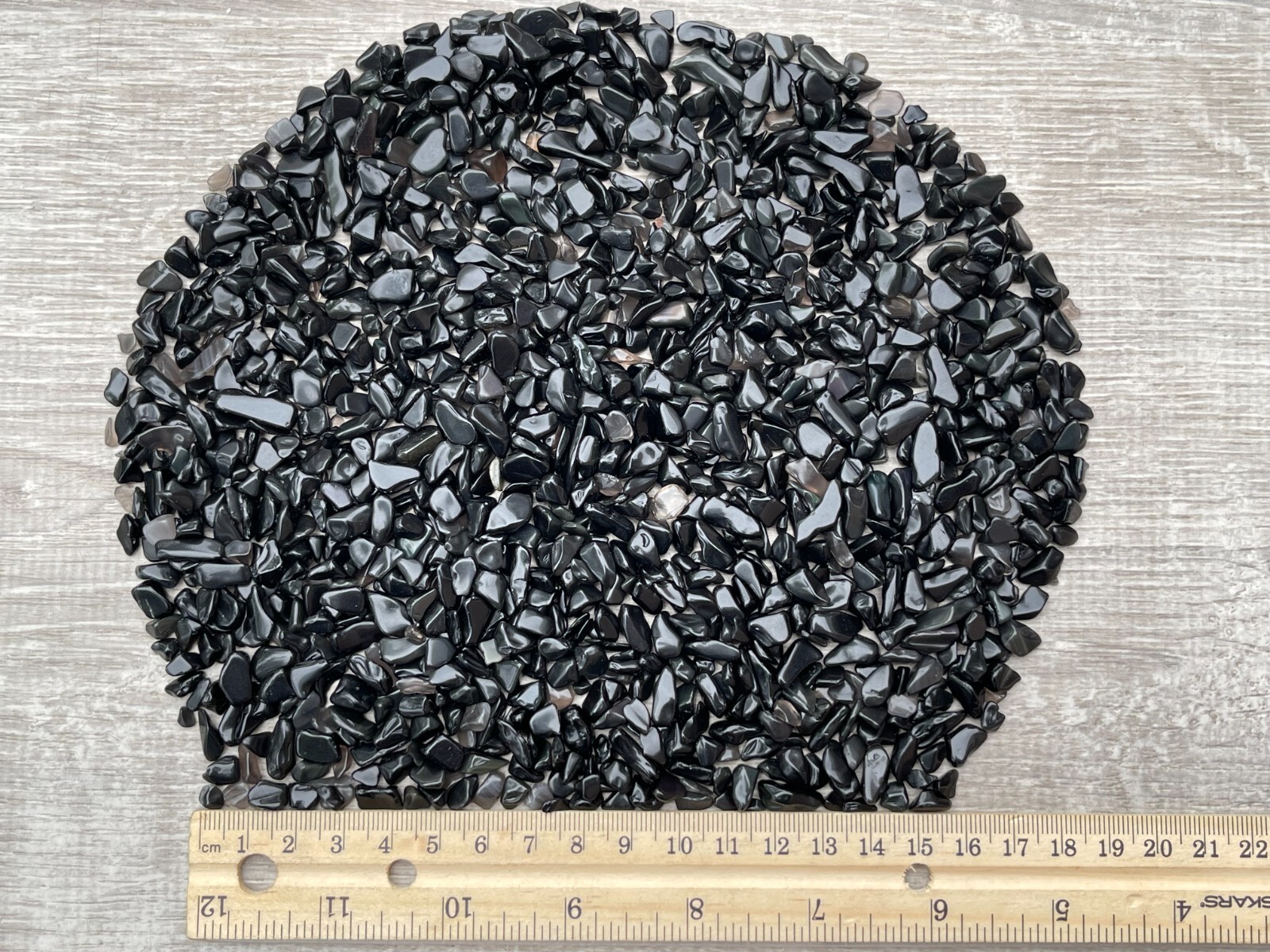 Grade A++ Rainbow Obsidian Semi Tumbled Gemstone Chips 4 – 12mm, Wholesale Lot
