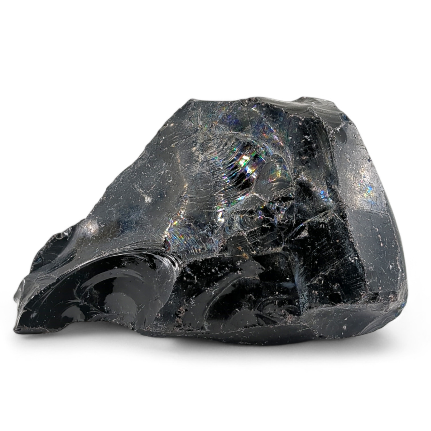 Black Art Glass Cullet Opaque Slag Glass #4XL33