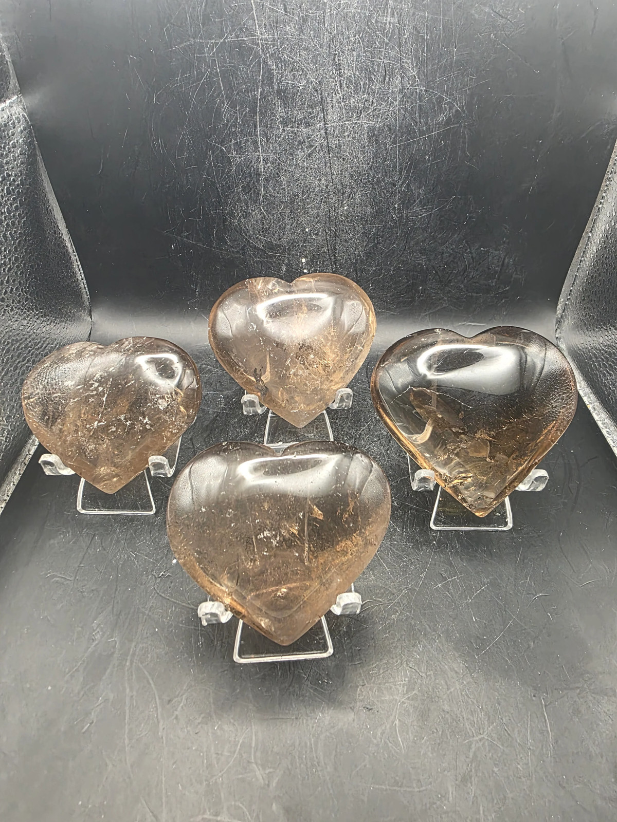 Smoky quartz heart!! 4 to 5 ounces, 2.5 to 3 inches!!
