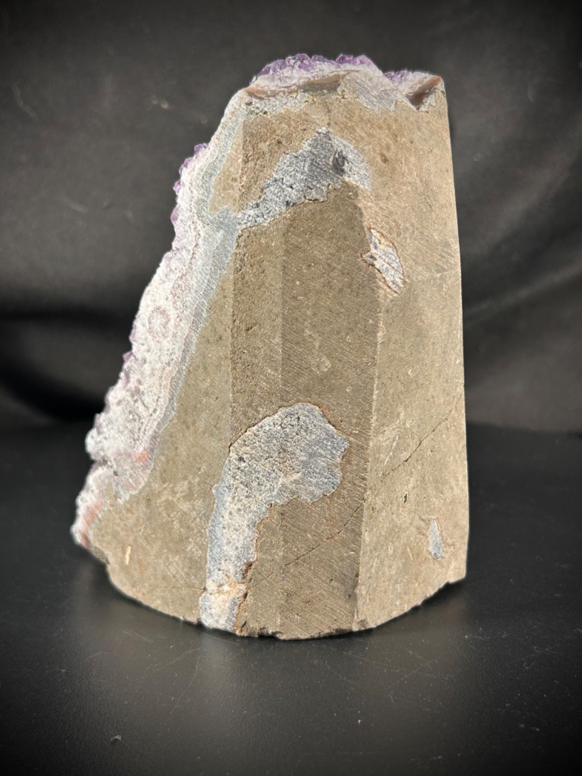 4.36” Awesome Amethyst Bi-Color Specimen Cluster 1lb 15.4oz (891 grams)