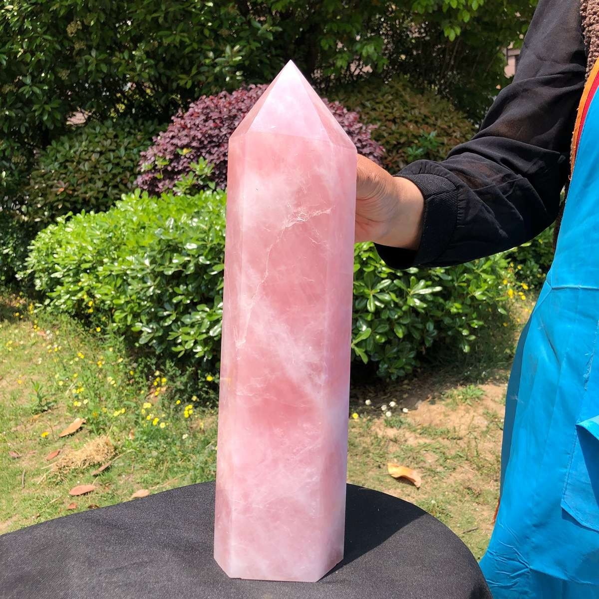9.46LB Large Natural Powder Crystal Column Wand Obelisk Mineral Healing 5052
