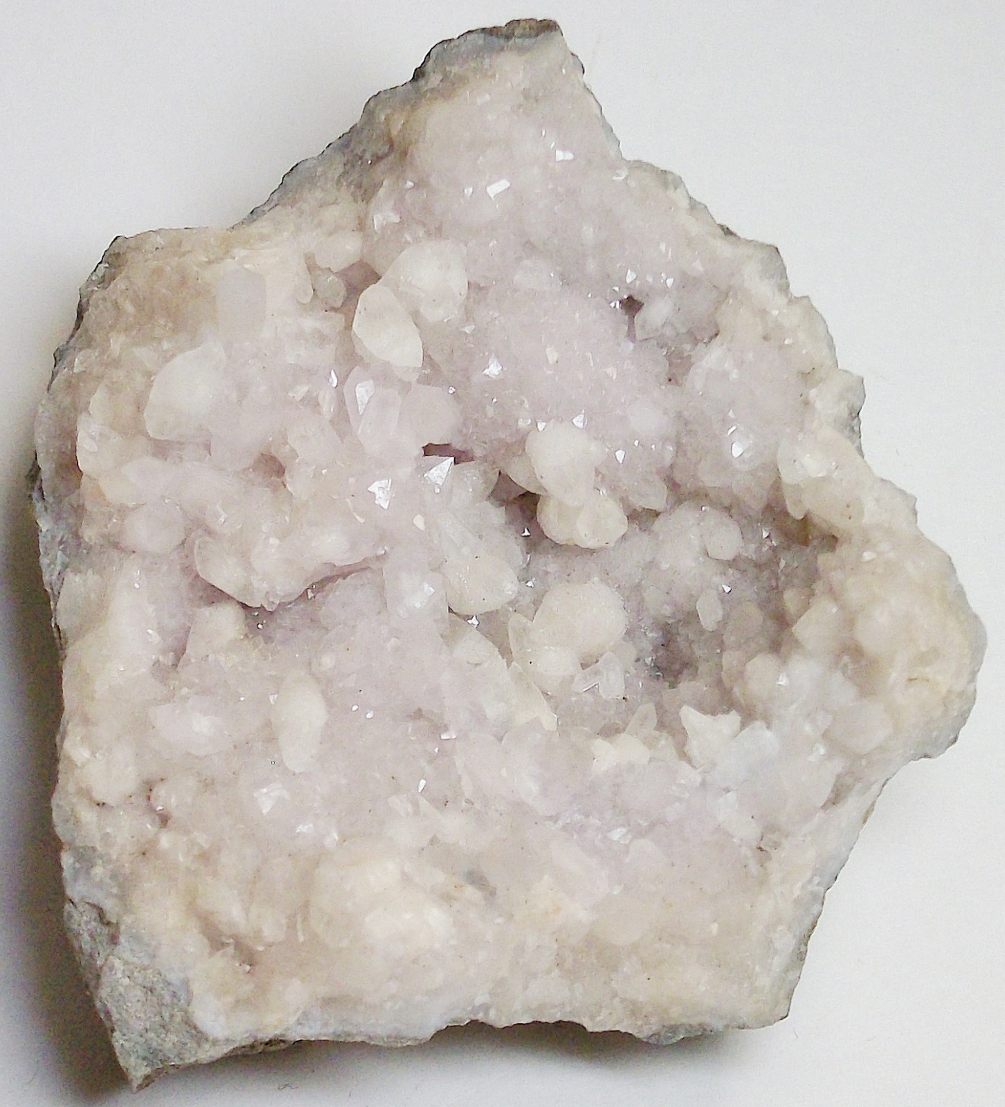 Geode with Calcite & Quartz crystals – Kings Mountain, Lincoln Co., Kentucky