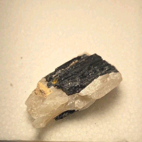 Black Tourmaline In Quartz Matrix Natural 2.25×1.4x.9 Inches Phenomenal
