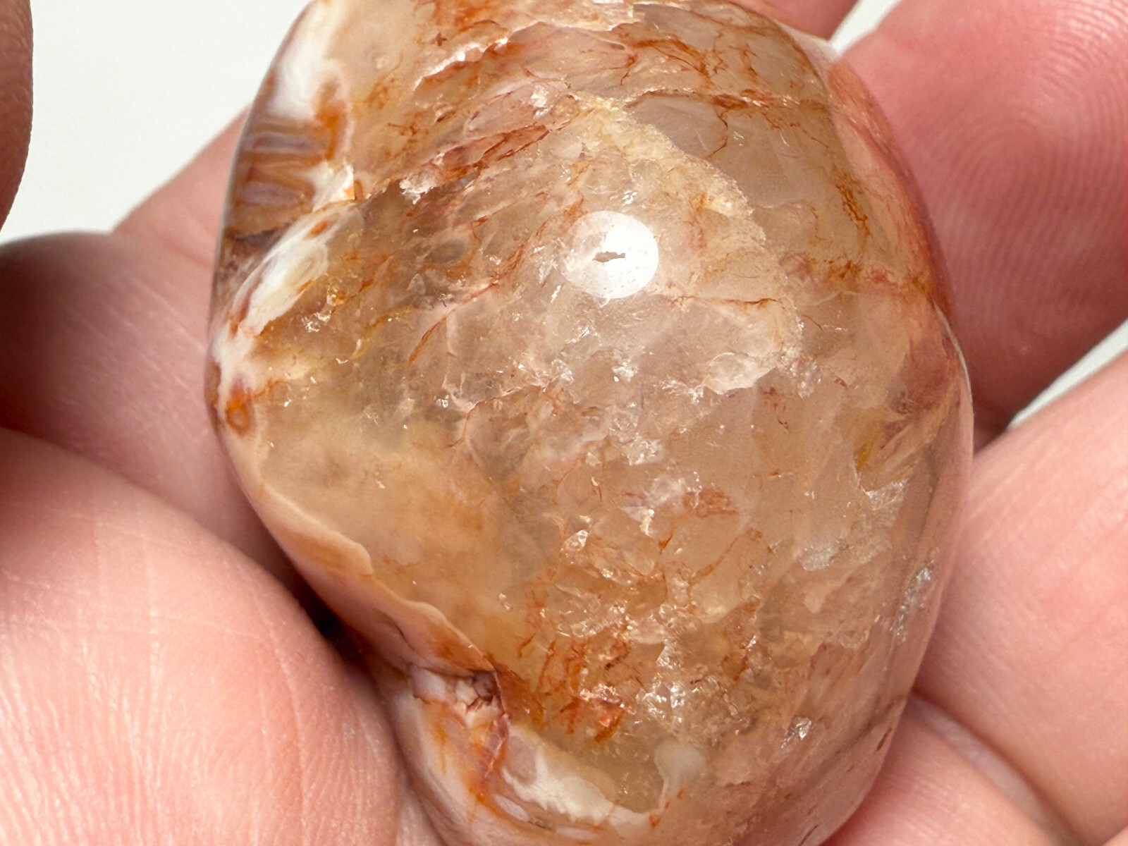 2.0 oz Michigan Minnesota Lake Superior Agate LSA #18 EYES BANDS (polished