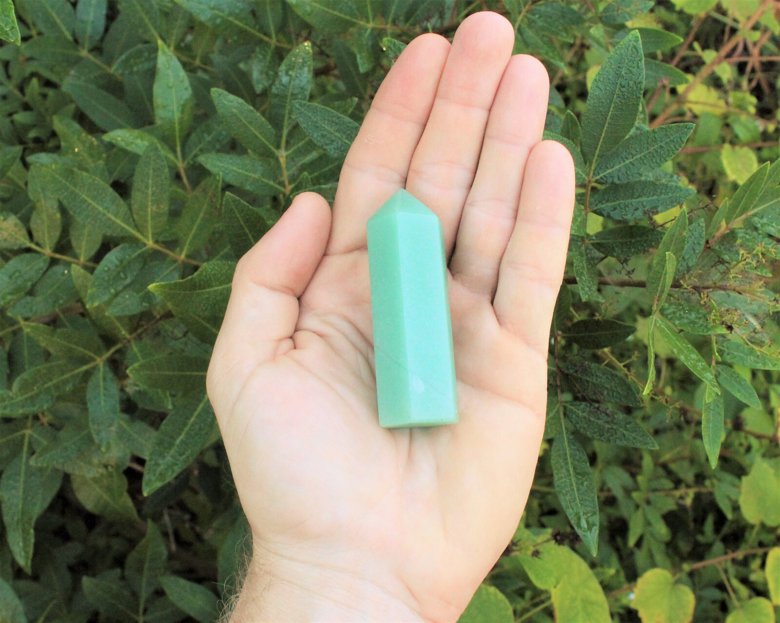 Natural Green Aventurine Generator 2.5 – 3″ (Green Aventurine Obelisk, Tower)
