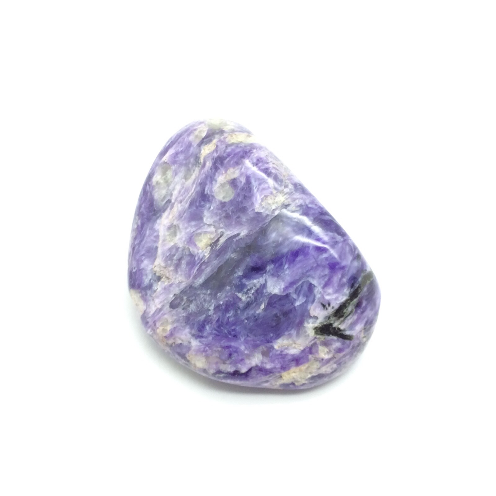 Charoite Pebble Purple Gem Stone Polished Siberian River Specimen Siberia #4