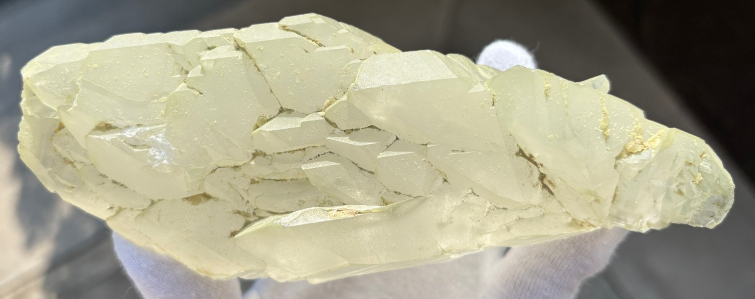 USA SALE SEE VIDEO 479g 1LB+ 6.1″ LARGE ELESTIAL EPIDOTE QUARTZ CRYSTAL SPECIMEN