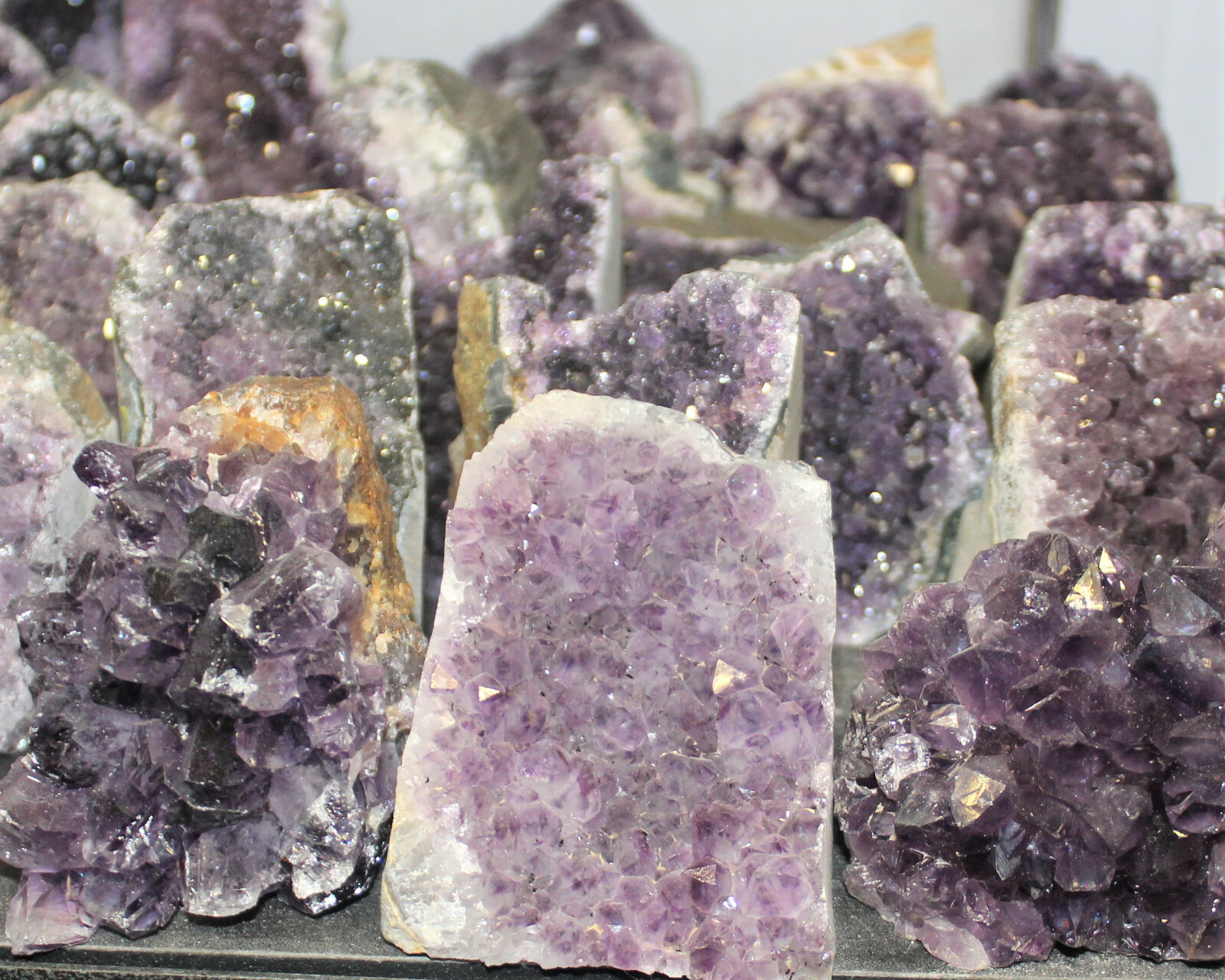 Clearance Amethyst Cut Base Crystal Geodes – Natural Quartz Cluster Specimens