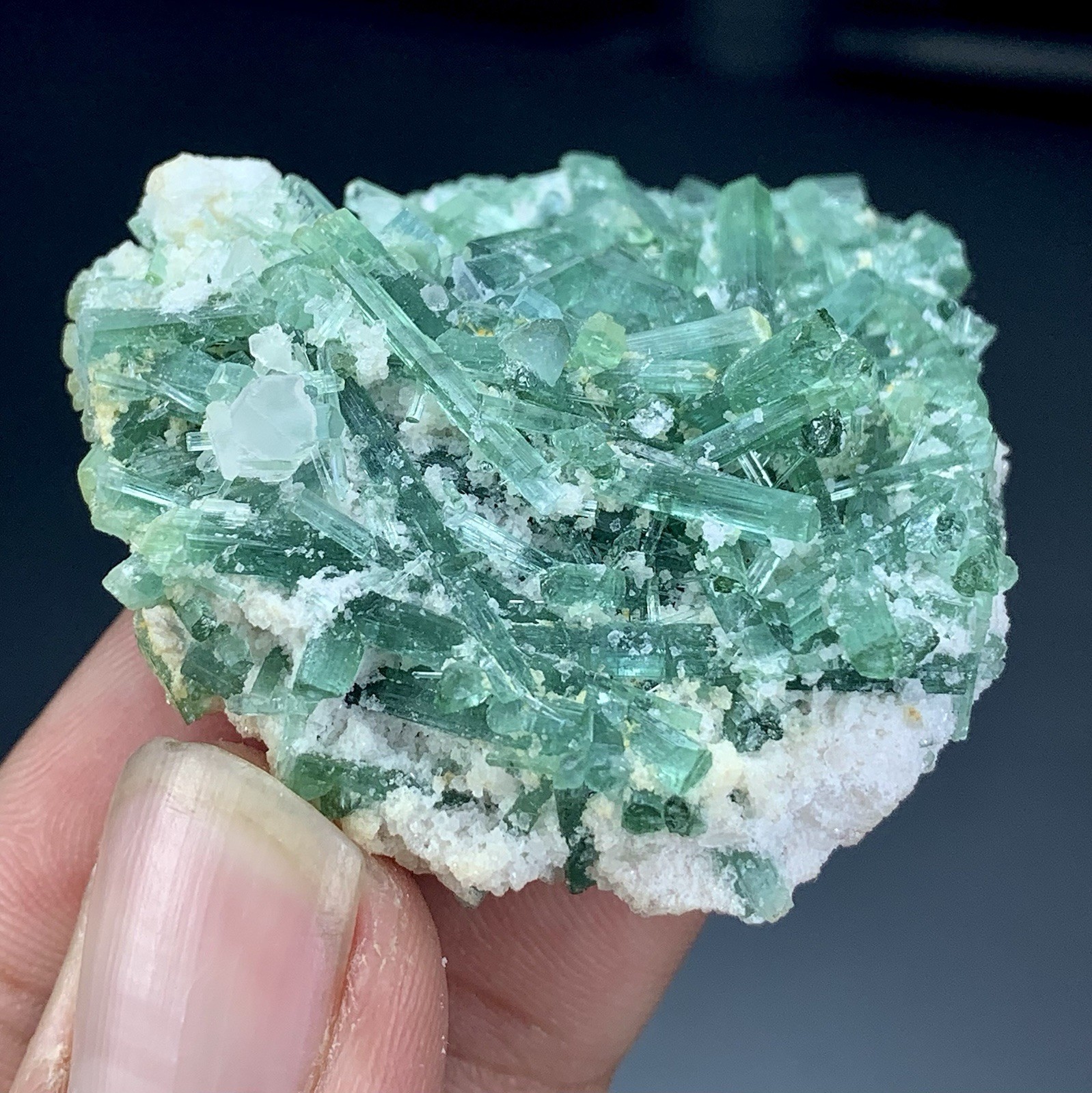 170 Cts Tourmaline Crystals Bunch With Specimen From Afghanistan.