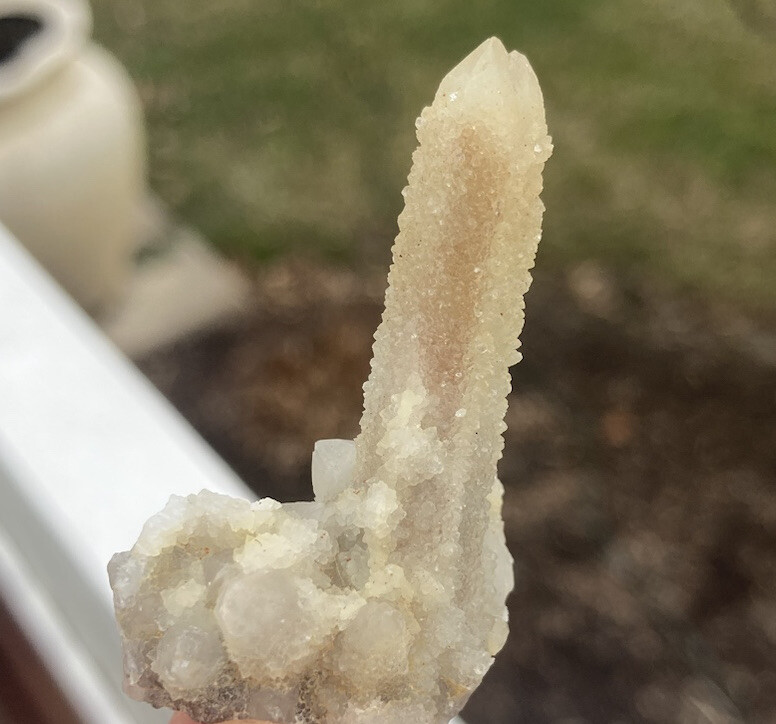 1 pc COLORFUL FAIRY SPIRIT QUARTZ Cactus Natural Healing Crystal Point Cluster