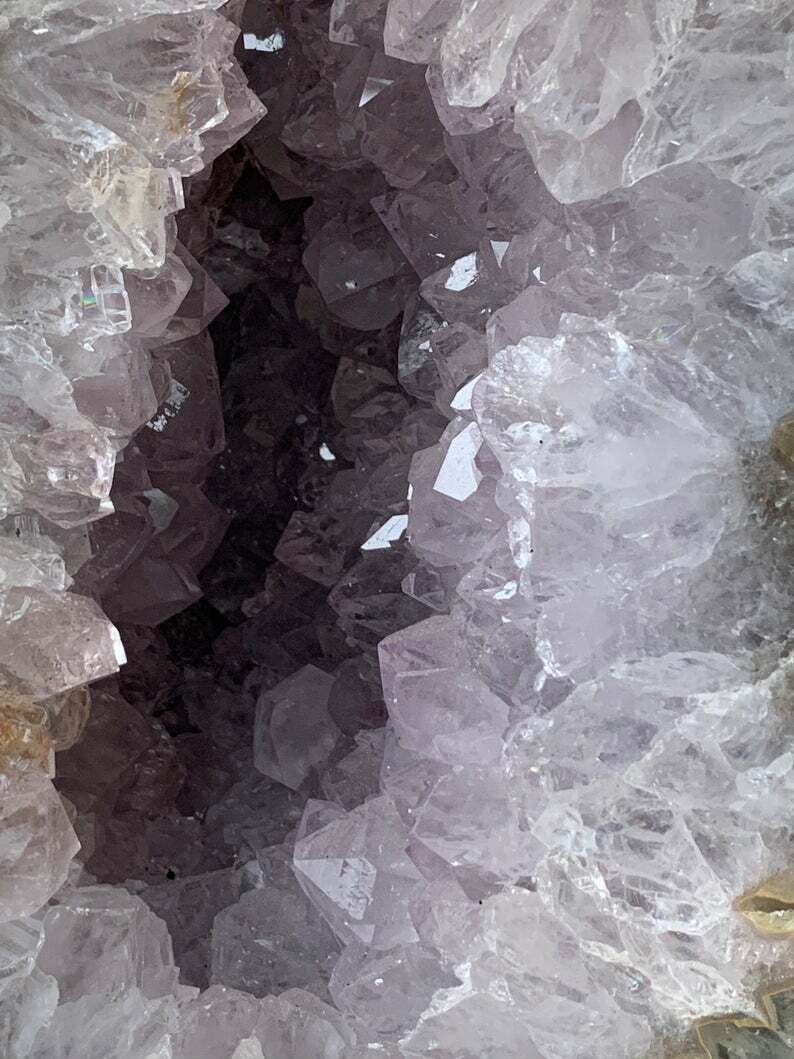 SALE! 8.12 lb BIG Amethyst Geode,Cathedral Crystal Cluster,Amethyst Uruguay