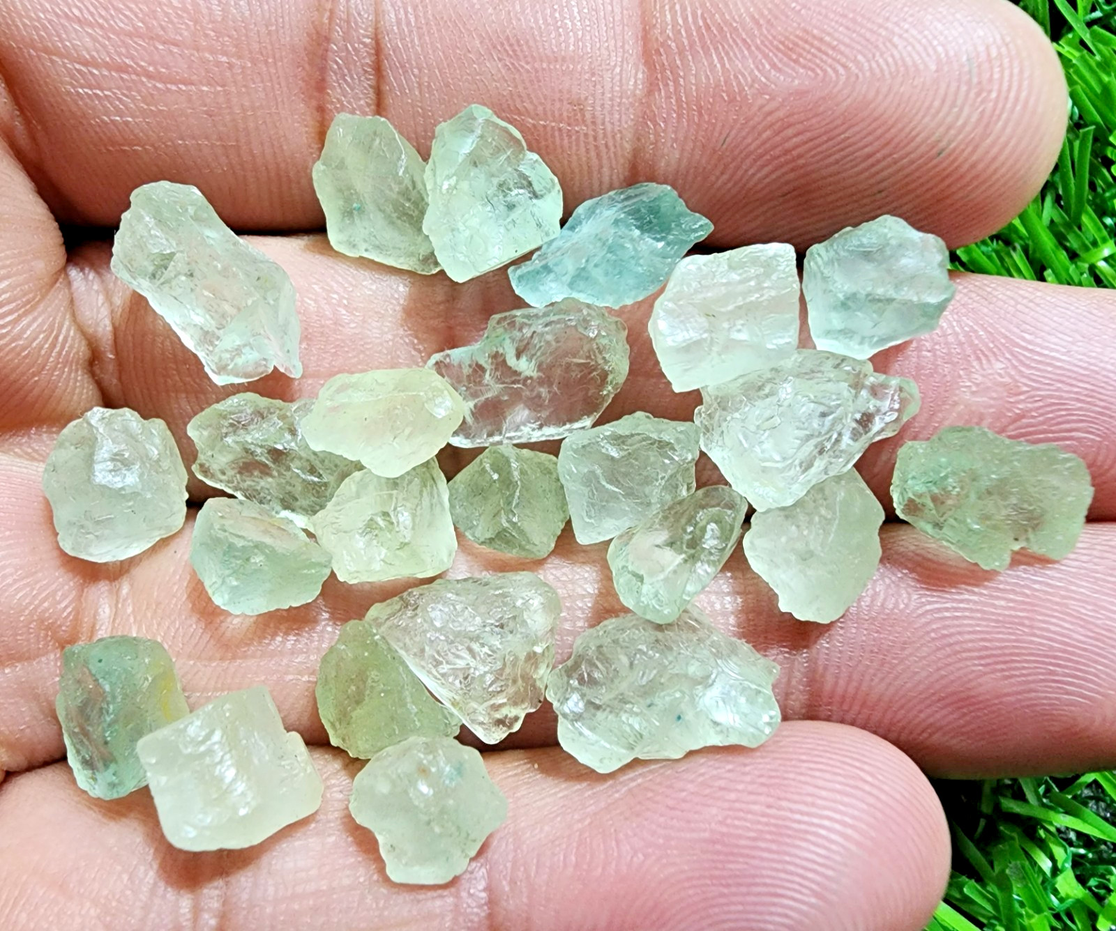AAA+ Quality Aquamarine Gemstone Rough Lot 8-13mm Loose Stones Jewelry Making