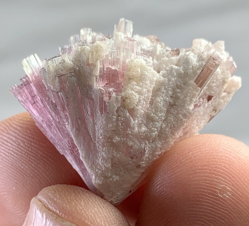 42 Carats beautiful Pink Tourmaline Crystals bunch Specimen from Afghanistan