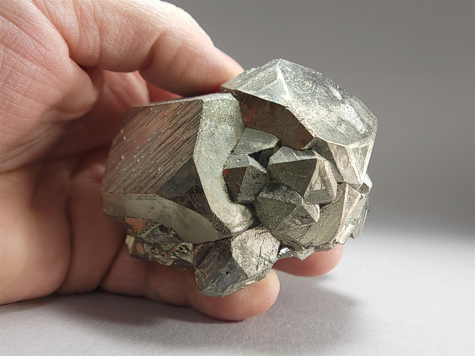 Peruvian Pyrite Crystal Cluster #27