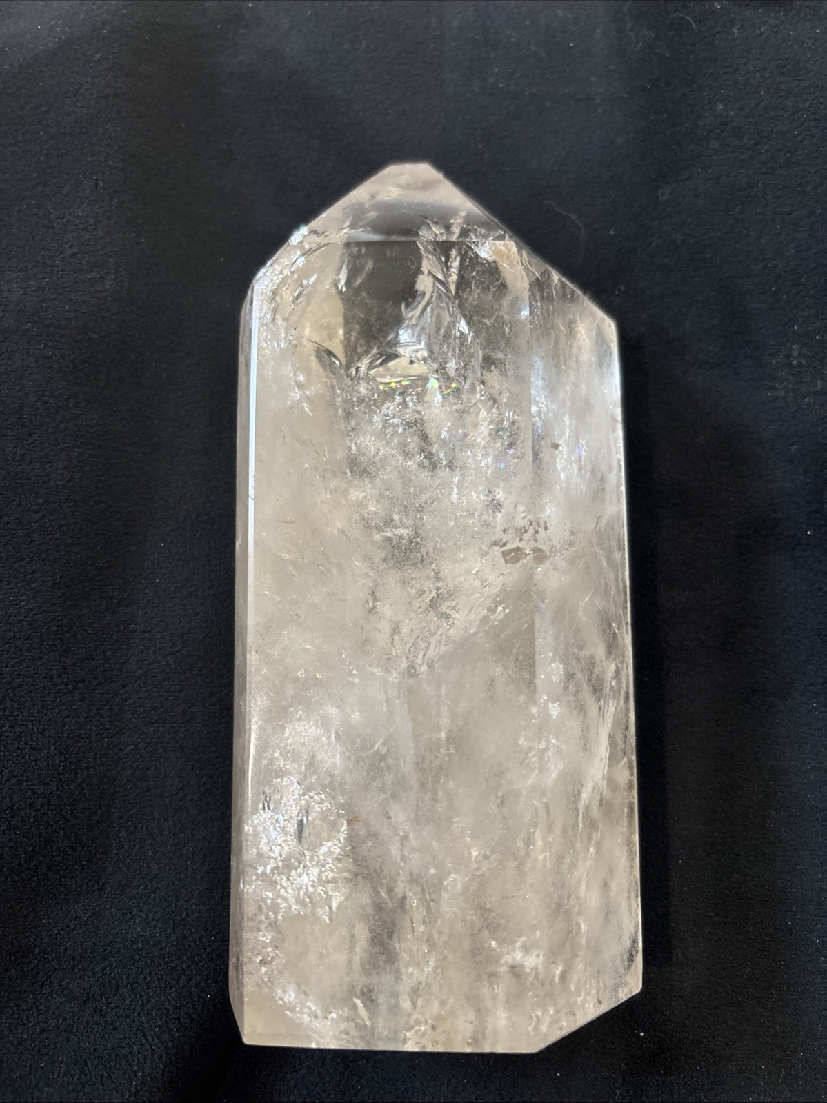 Natural Clear Quartz Crystal Point Tower Generator 1lb 12oz 6” Healing Stone