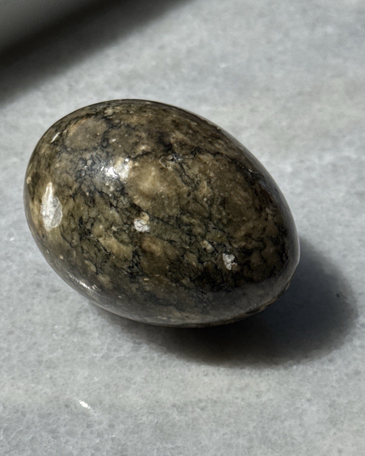 Ocean Jasper Crystal Egg Sphere Natural Healing Stone 2 3/8”