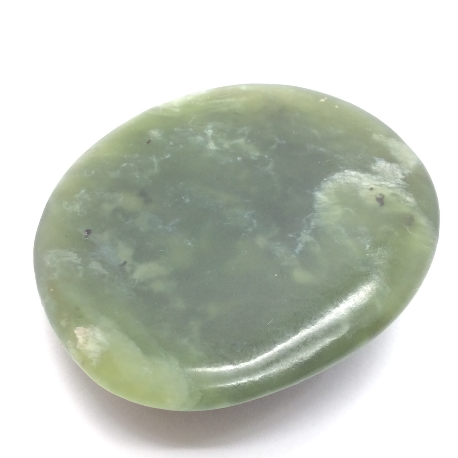 Siberian Nephrite Jade Green Polished Gem Stone Sayan Mountain Siberia Russia #3