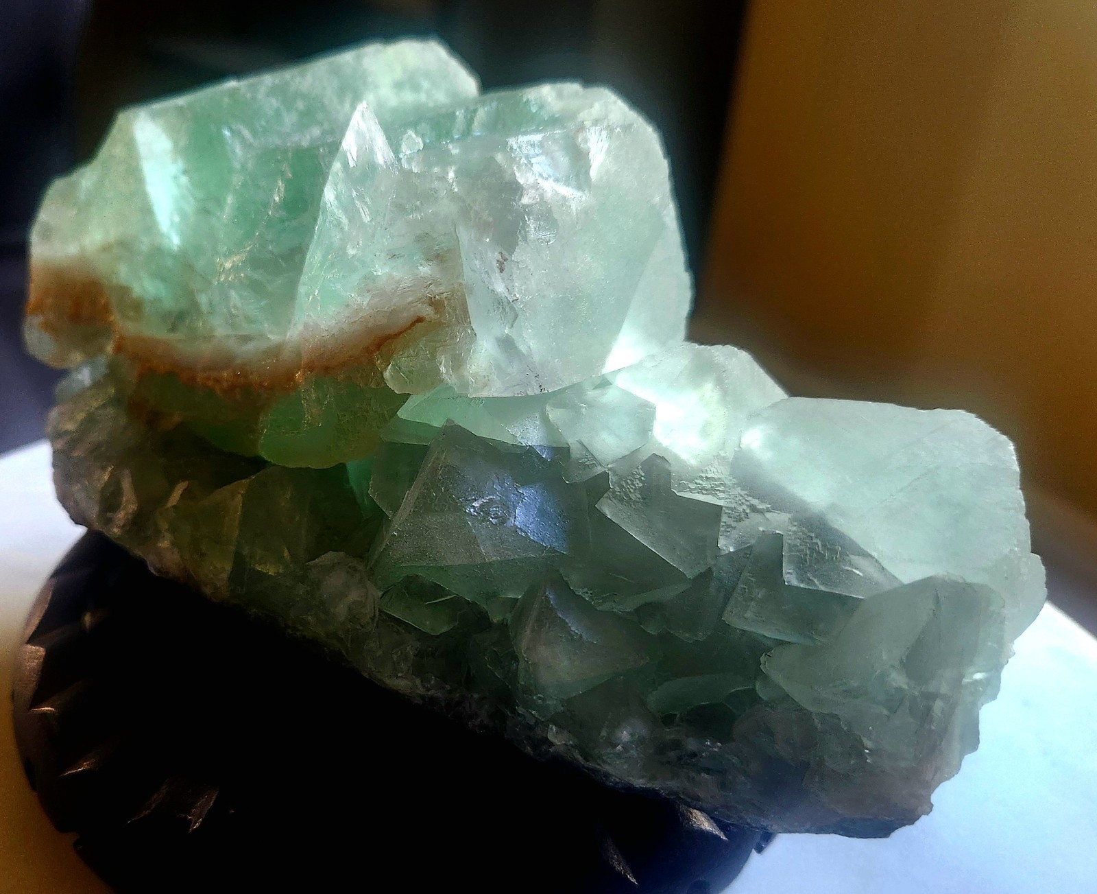 8 lb Cubic Flourite – Hardin County Cave-In Rock Specimen