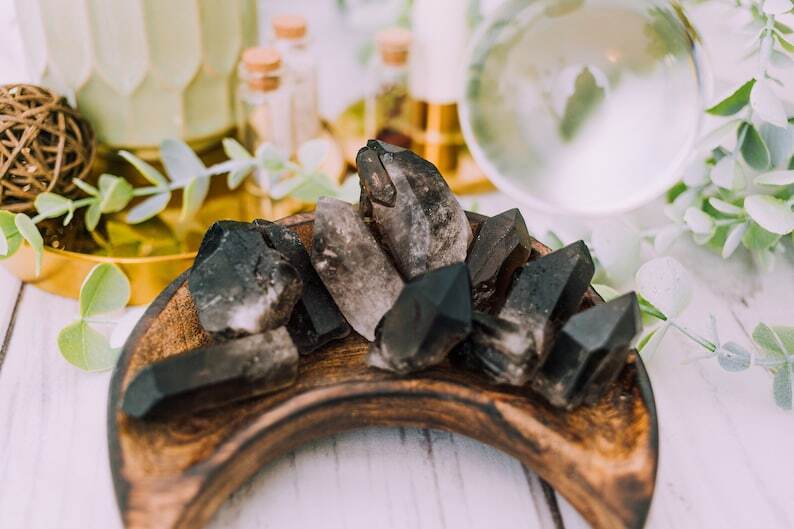 Natural Smoky Quartz Crystal Points, Small Smoky Quartz Point,Wholesale Bulk Lot