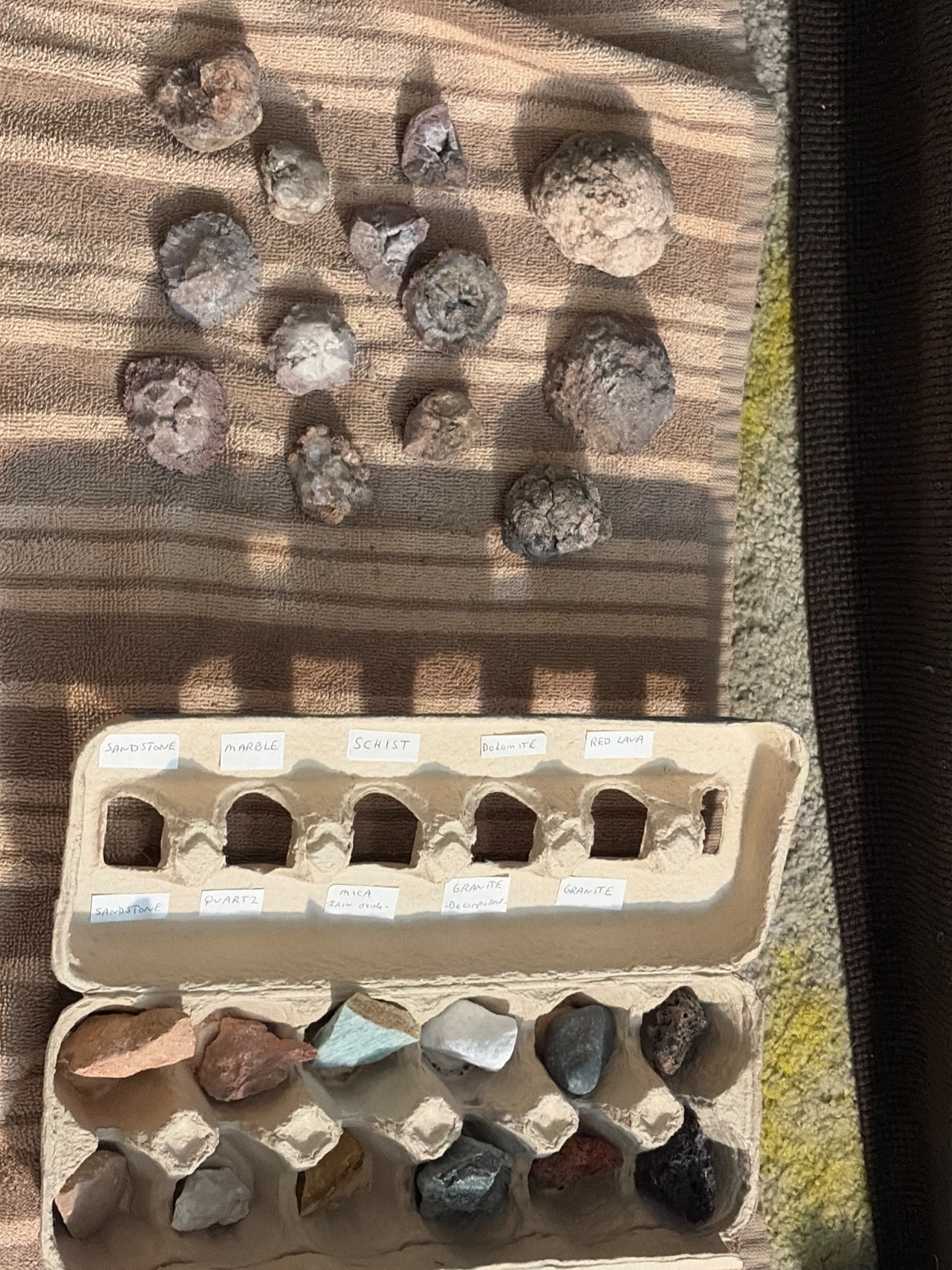 Huge lot of over 100 Different-Rocks, Minerals, Crystals & Fossils Mixed Lot .