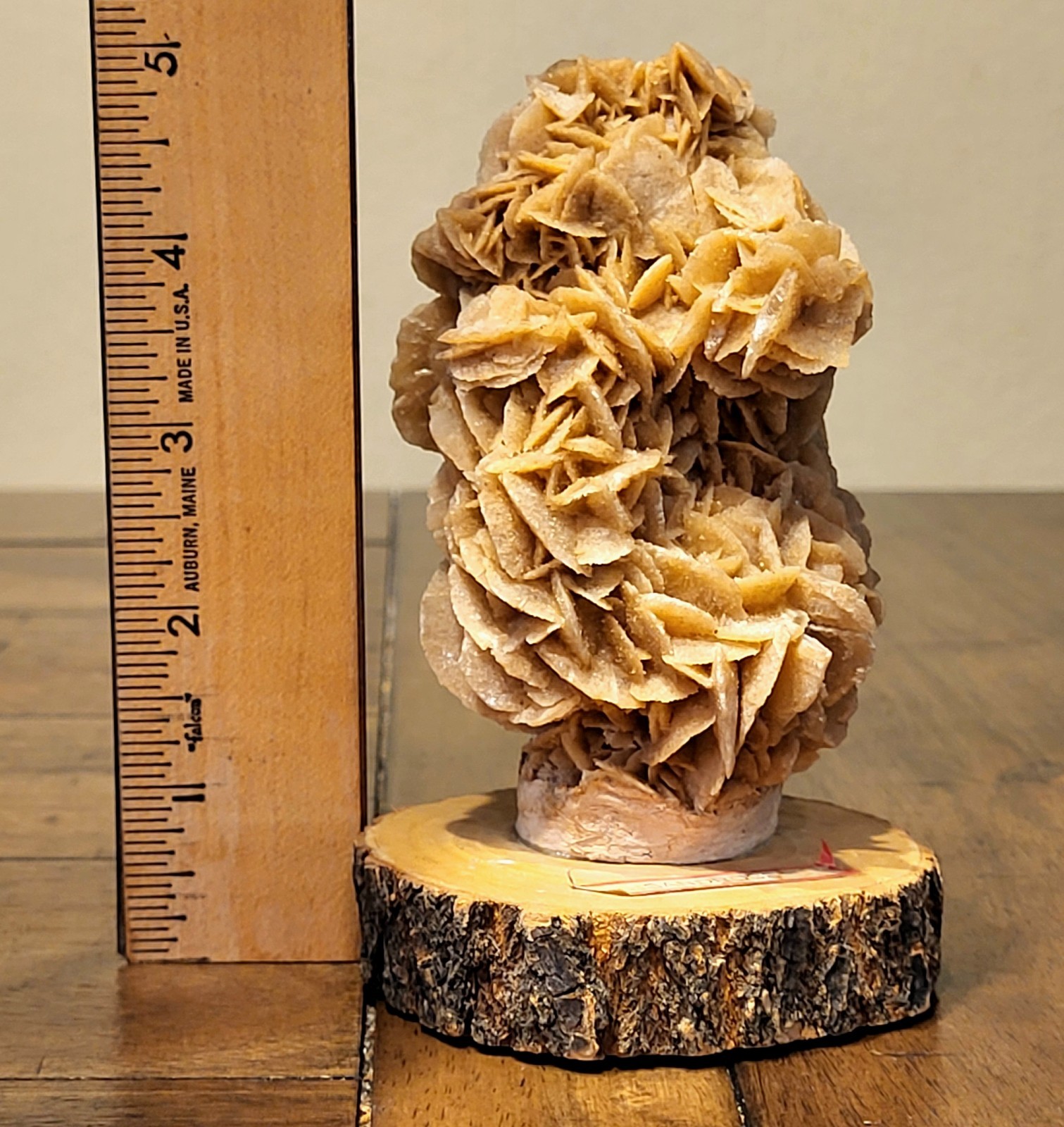 Sandrose Alpstein Tyrol Austria Souvenir Mineral Arrangement Geode Vintage