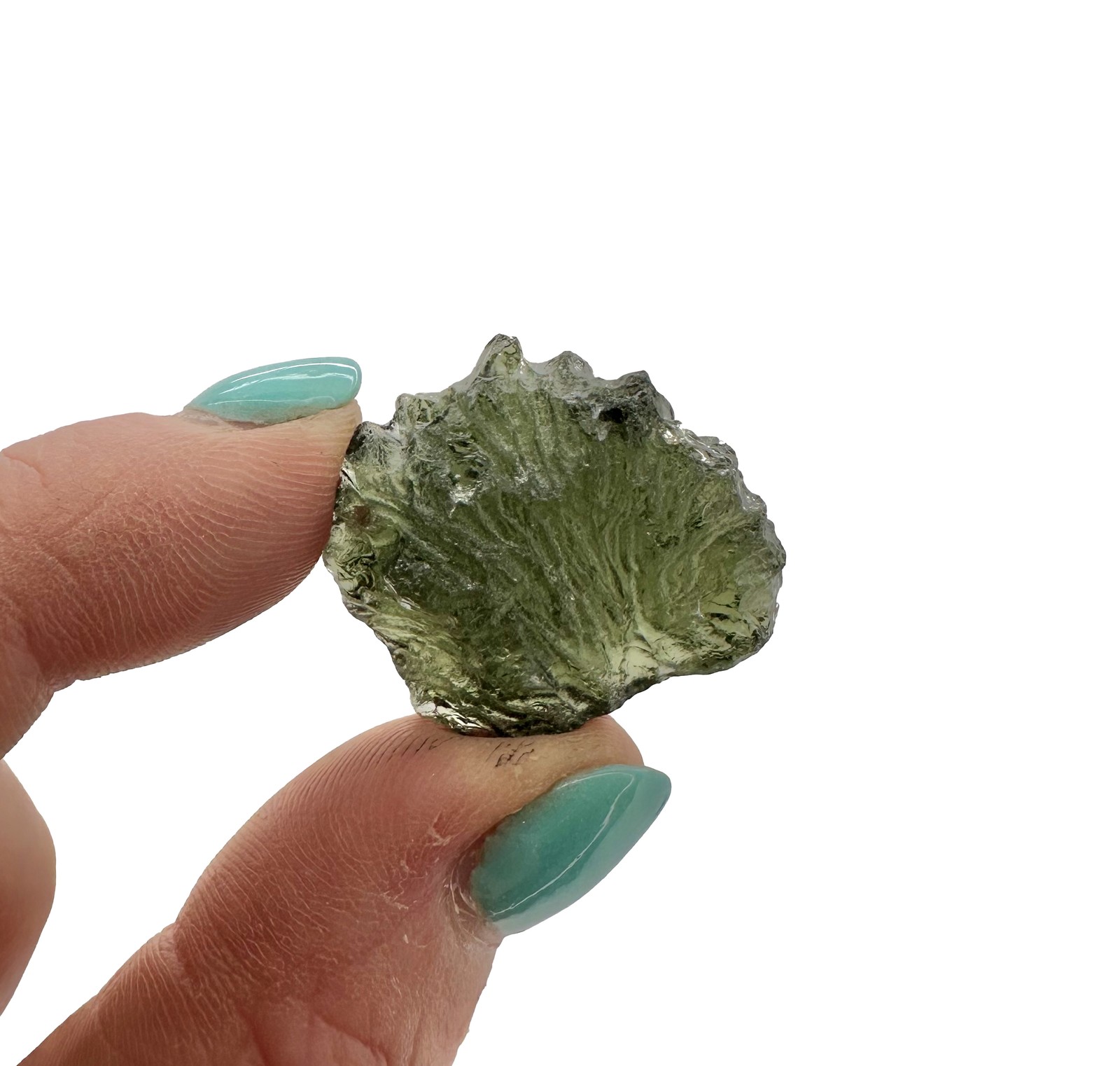 Raw Moldavite Crystal, Natural Moldavite Stone from Czech Republic