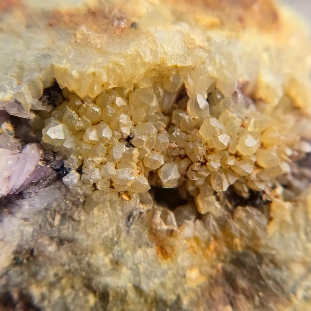 Virginia City Drusy Quartz Silver Ore 163g Comstock Nevada Display Specimen