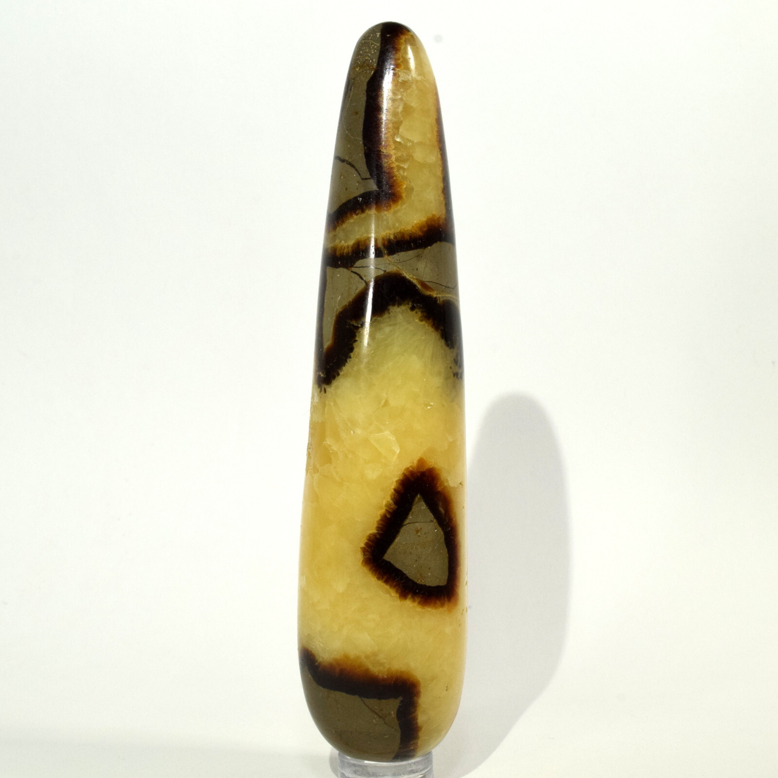 4.8″ Septarian Dragon Massage Wand Natural Calcite Aragonite Crystal Madagascar