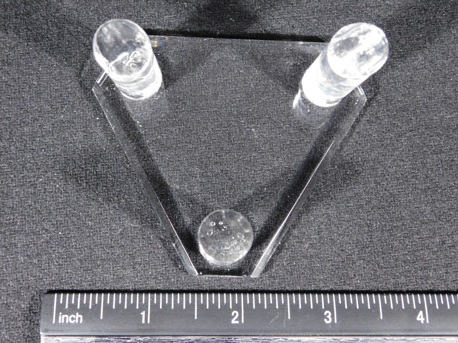 Heavy Duty THREE Post SPHERE Display Stand LARGE Size Clear Acrylic