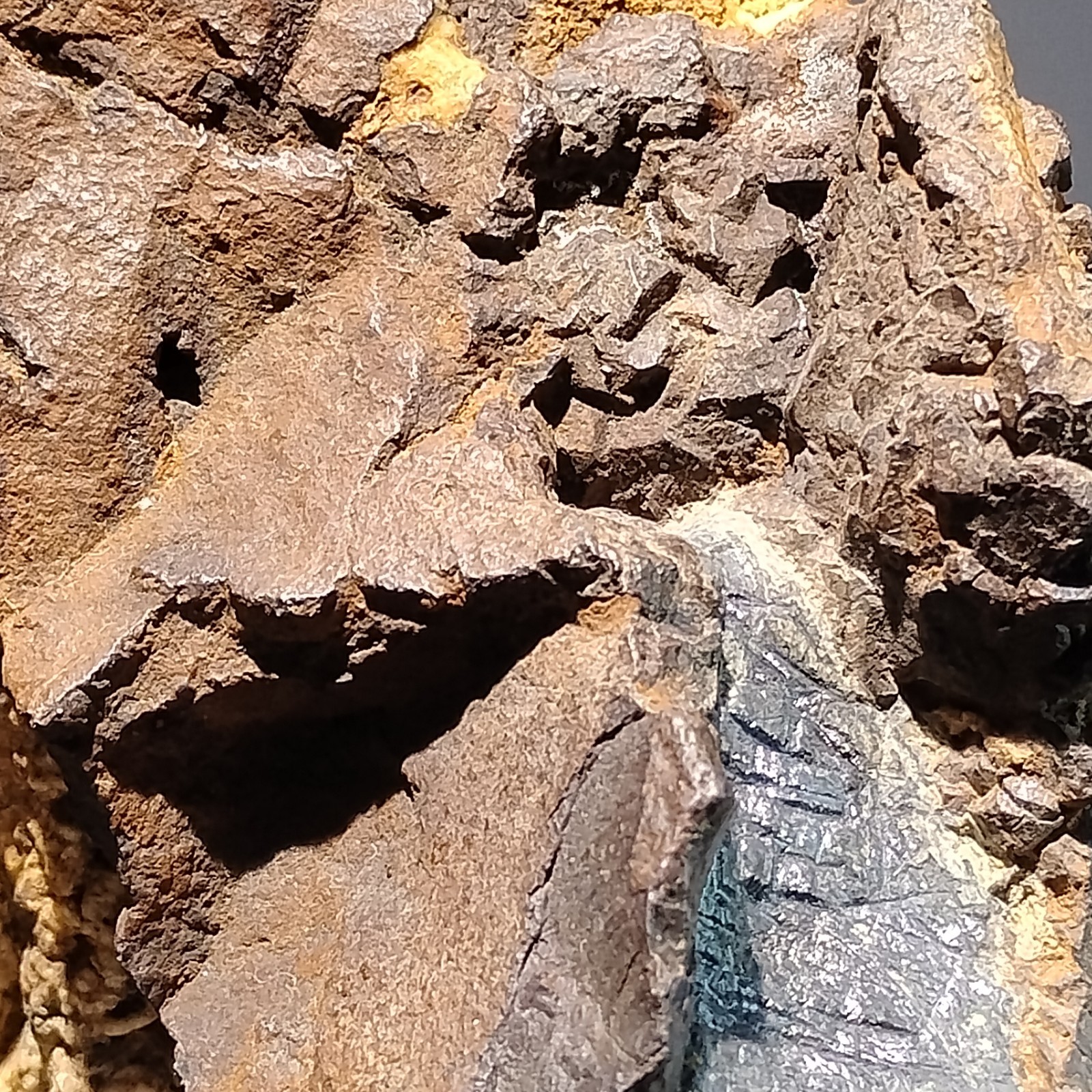 BEAUTIFUL BOXWORK HEMATITE w/ MASSIVE BARITE BALL PYRITE AND GALENA 4lb 12oz