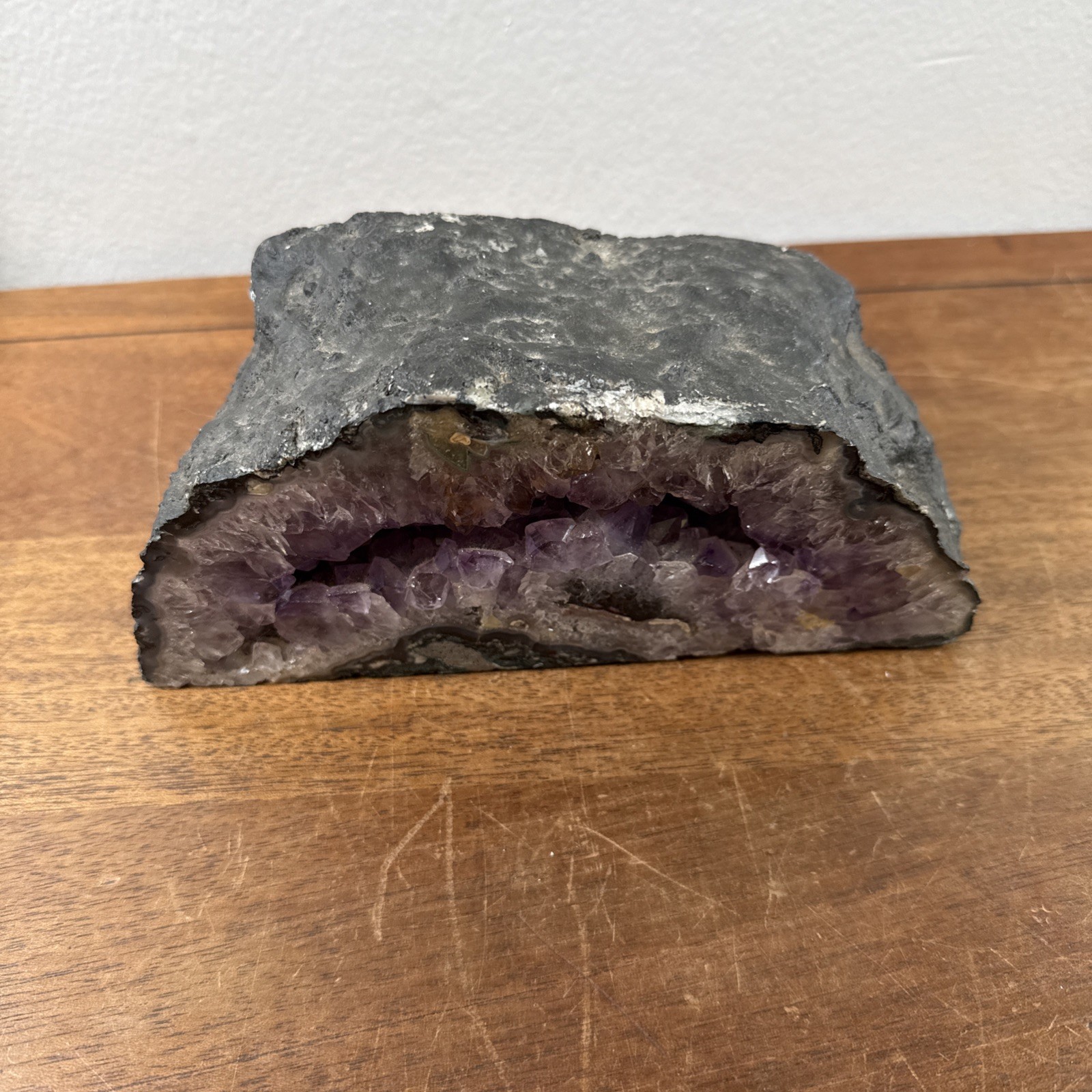 Amethyst Genuine Crystal Free Standing Geode 5lbs