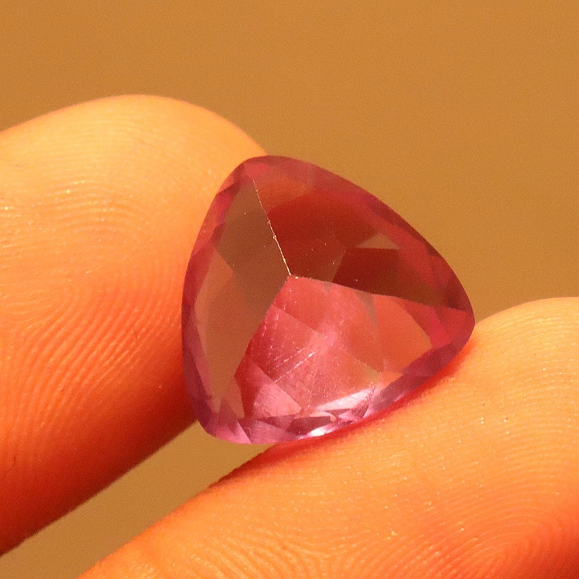Trillion Cut Color Changing Natural Alexandrite Certified Loose Gemstone 9.60 CT