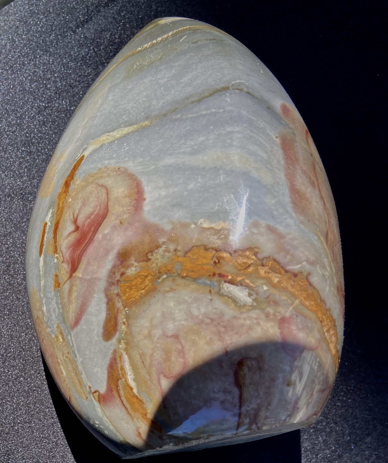 Ocean Jasper Big Self Standing Polished Polly Chrome Variety 696 Grams 24.6 Oz