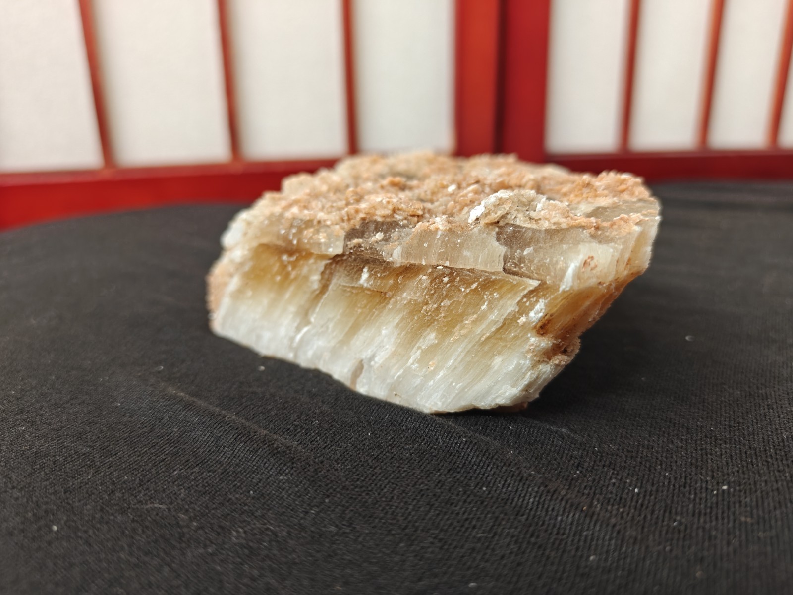 Natural Satin Spar Gypsum “Selenite” Rough Crystal Specimen 1 lb 4.7 oz Raw Mine