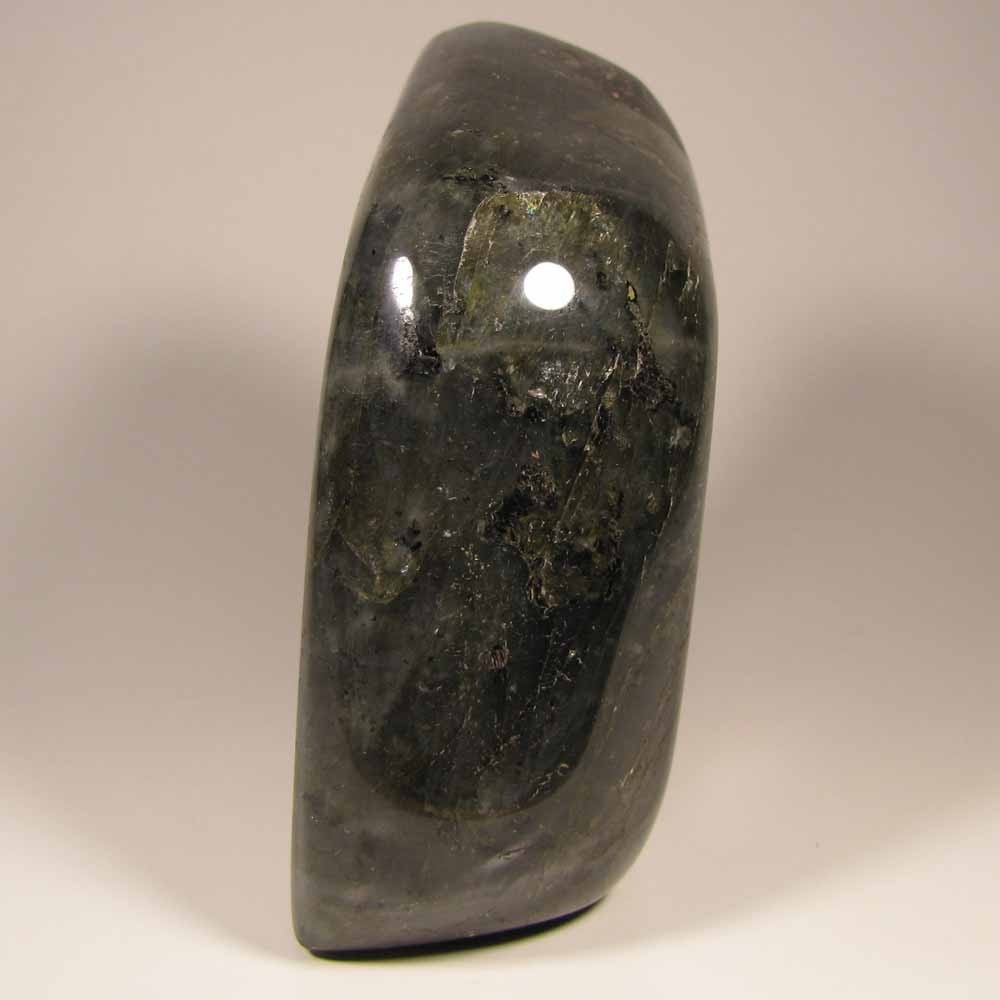 4.9″ LABRADORITE Polished Gemstone Freeform Standup – Madagascar – 2.9 lbs.