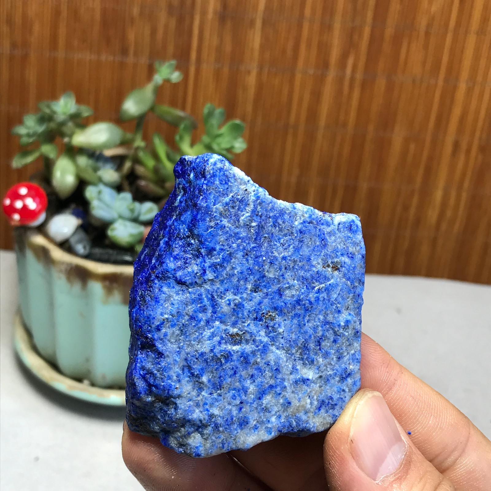 75g Natural lapis lazuli Crystal gemstone Rough Mineral Specimen healing A5696
