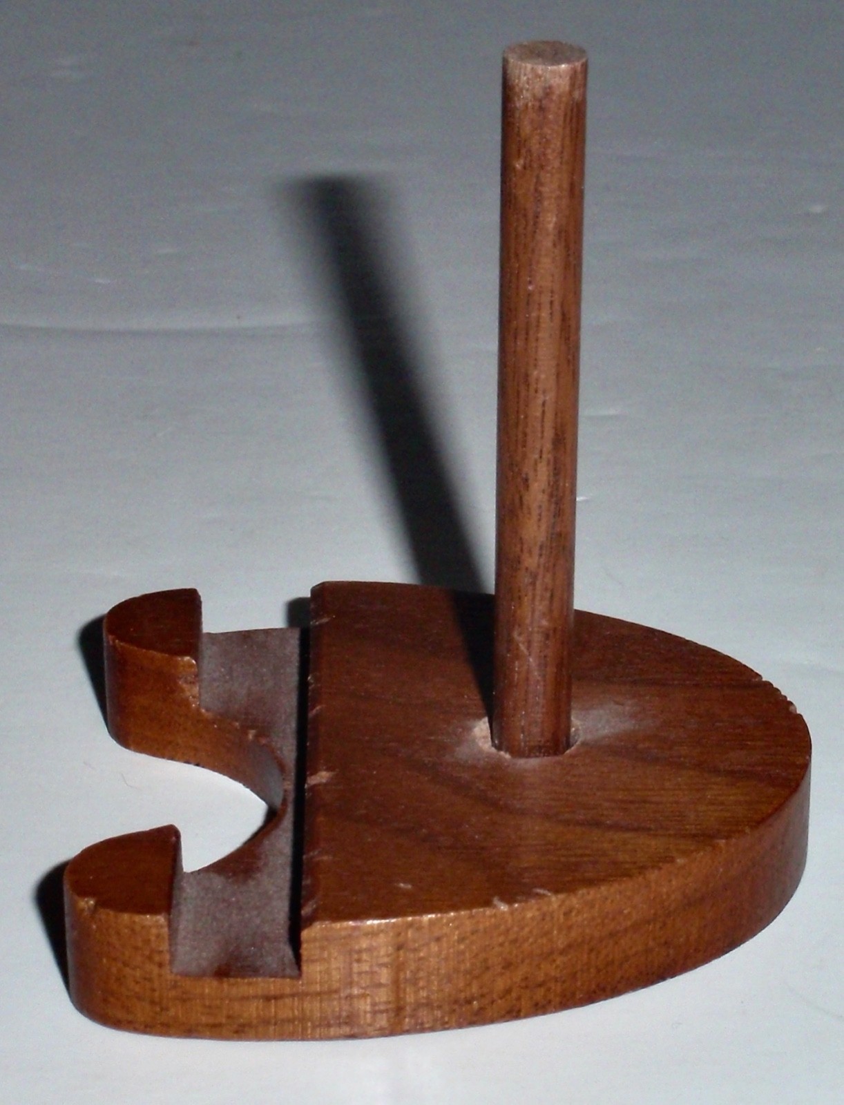 Small Display Easel Holder Peg Display Stand ,Plate, Plaques Wooden Base