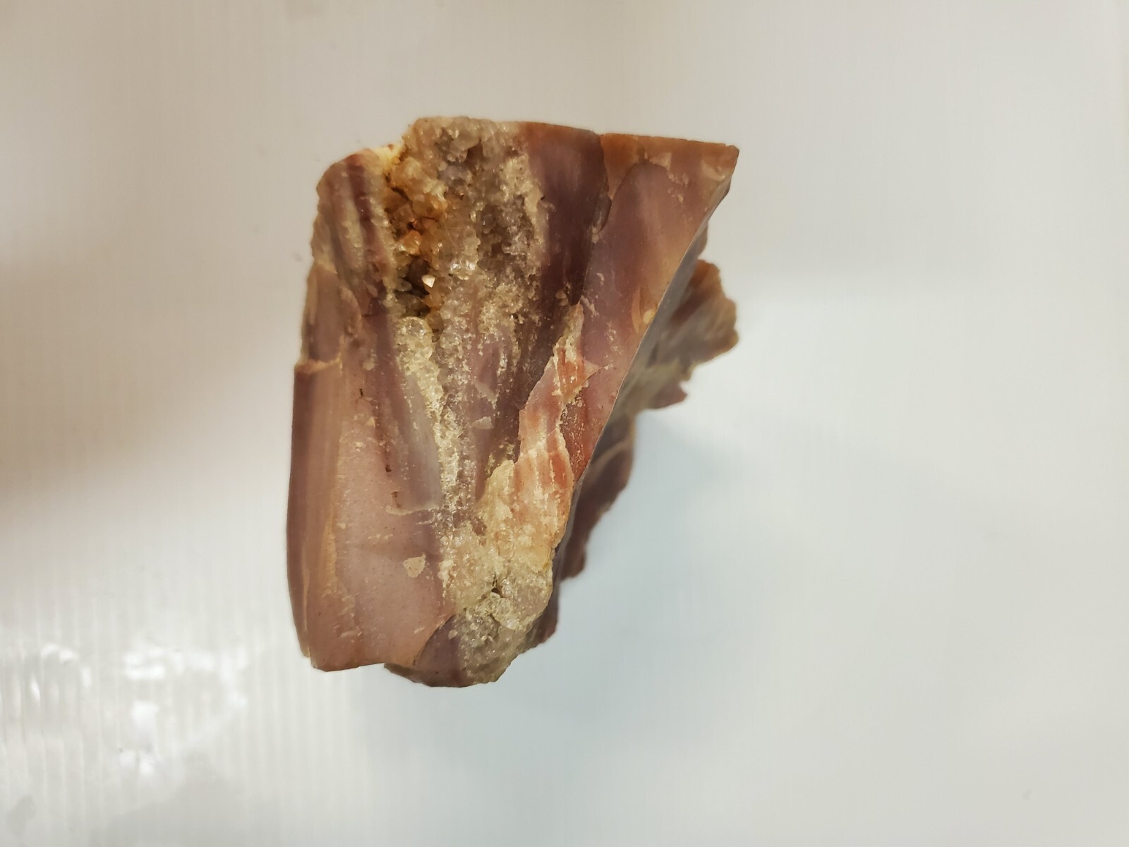 Rose Quartz? Crystal Rough Stone paperweight – as is – 3.75″x3″