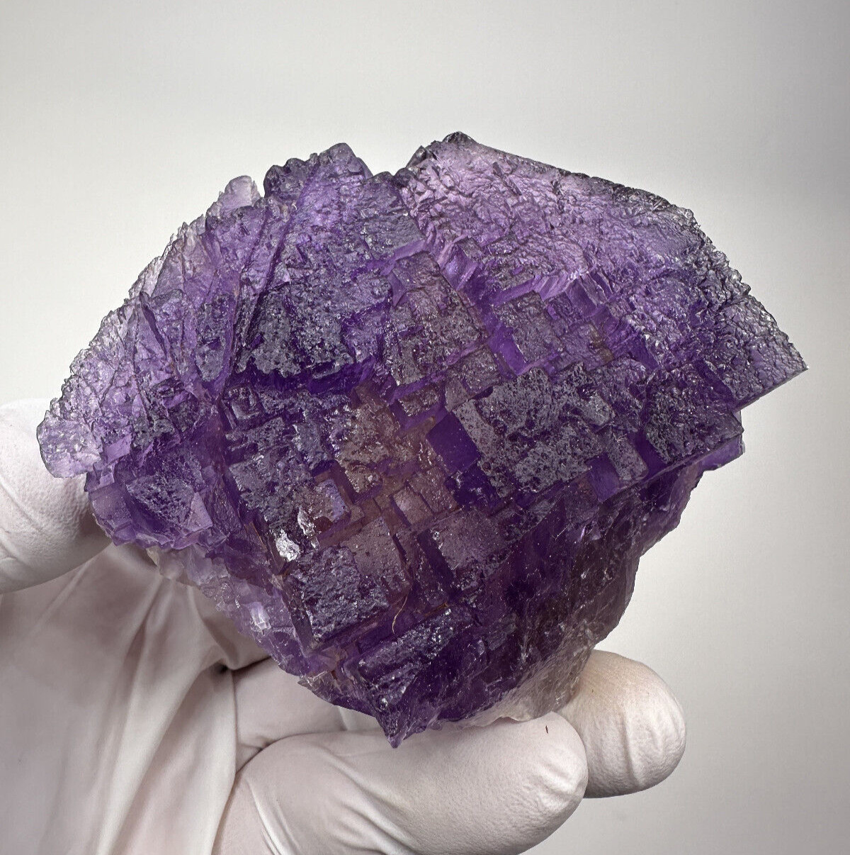 Large Clear Purple Fluorite Specimen – Hastie’s Quarry, Cave-In-Rock, Illinois