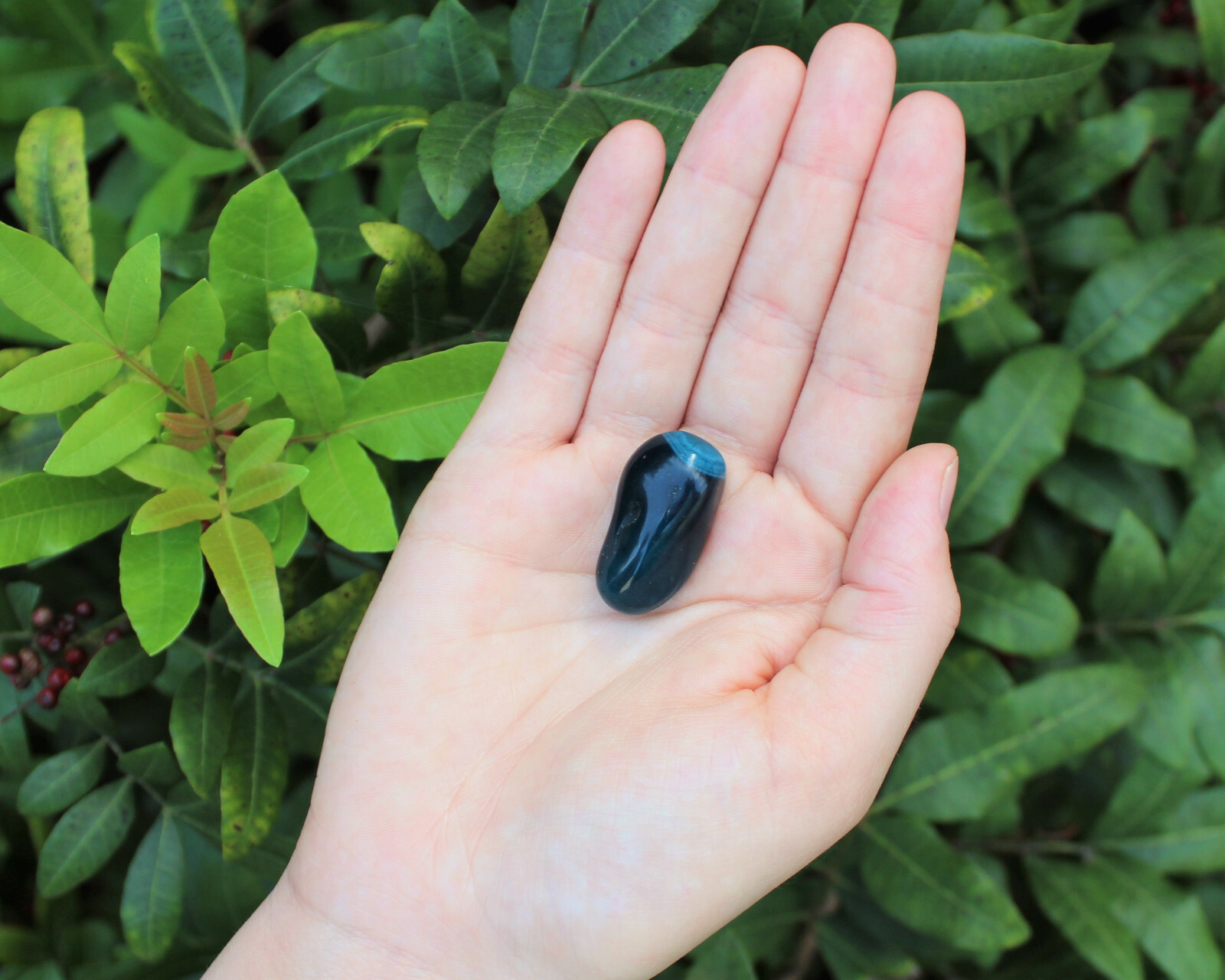 1 lb Bulk Blue Agate Tumbled Stone Premium Quality ‘A’ Grade, Dyed, Teal 16 oz