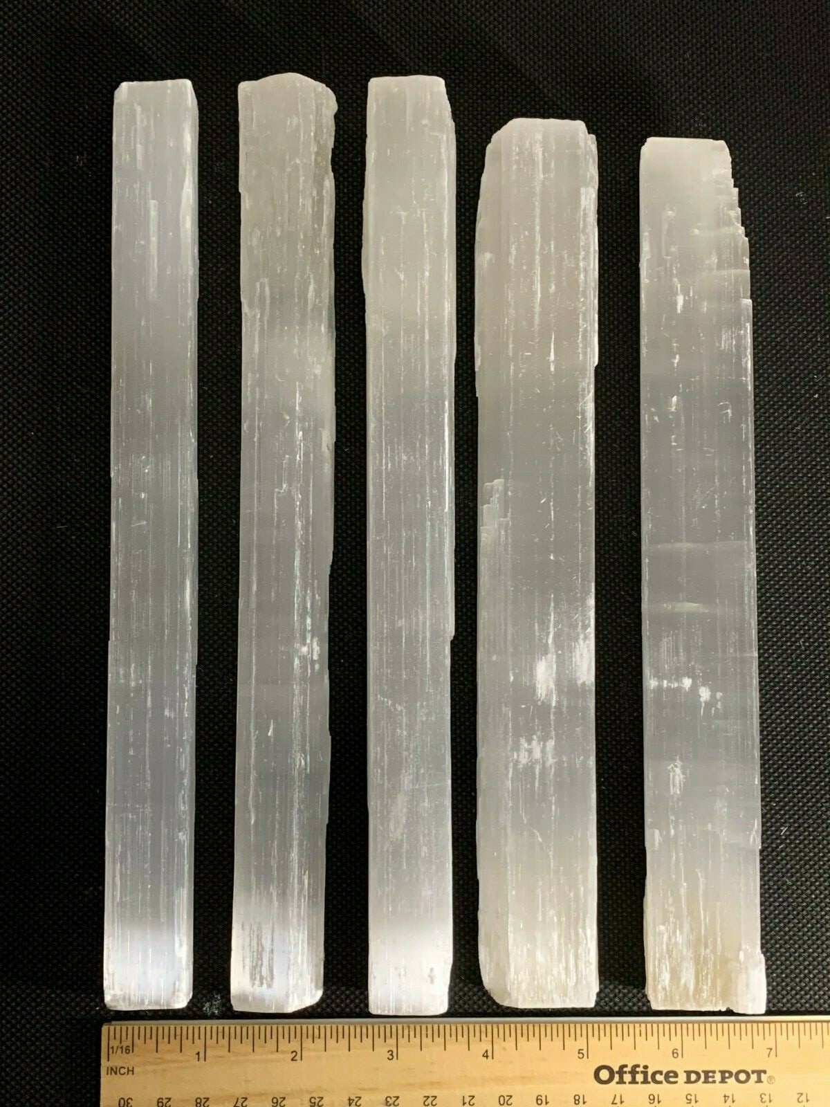 9-10″ Selenite Long Sticks, Bar, Wand, White Healing Stone, Wholesale Bulk Lot