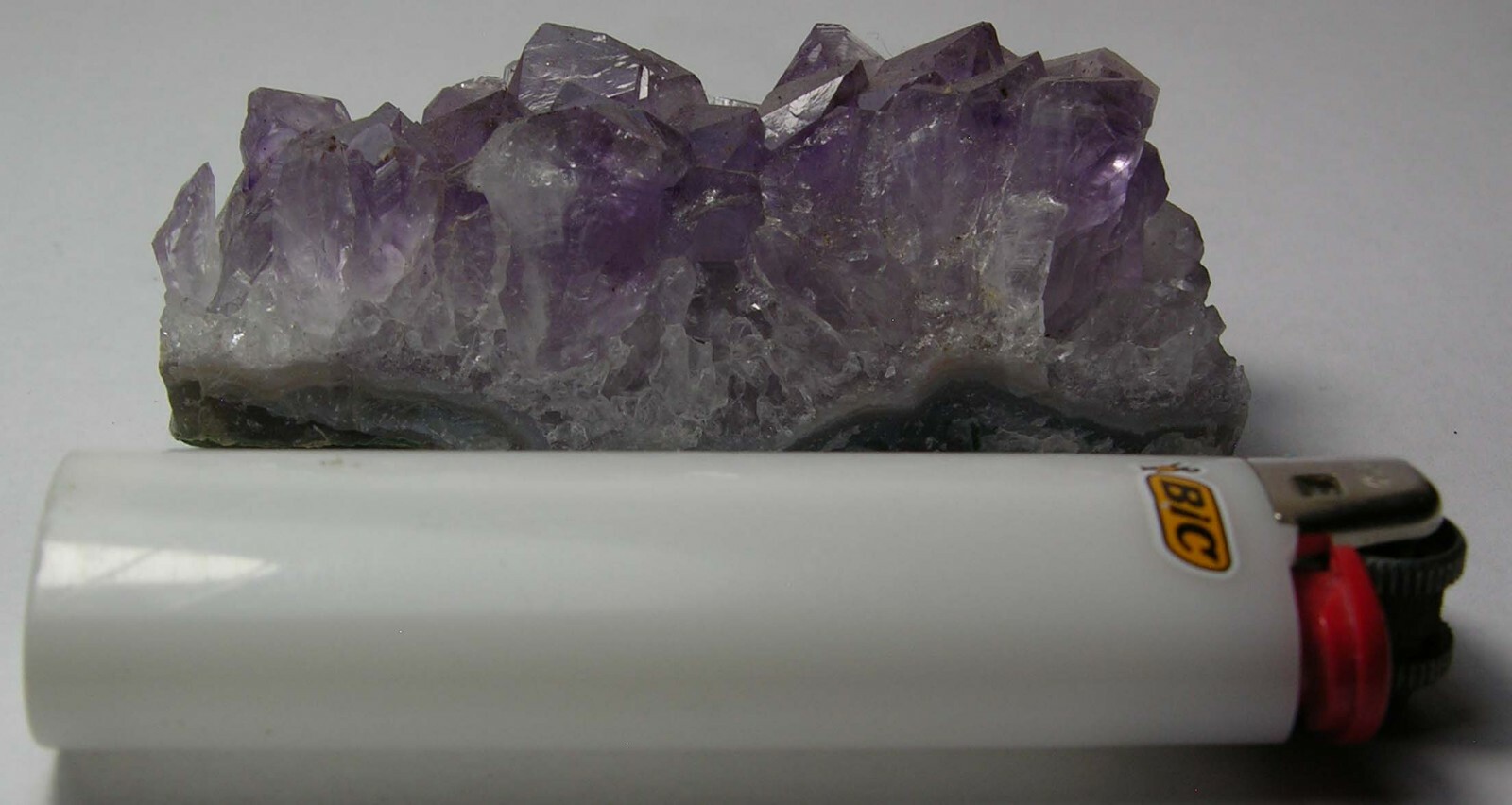 #8 2 3/8 in 100% Natural Brazilian Amethyst Crystal Cluster Specimen 72.00mm
