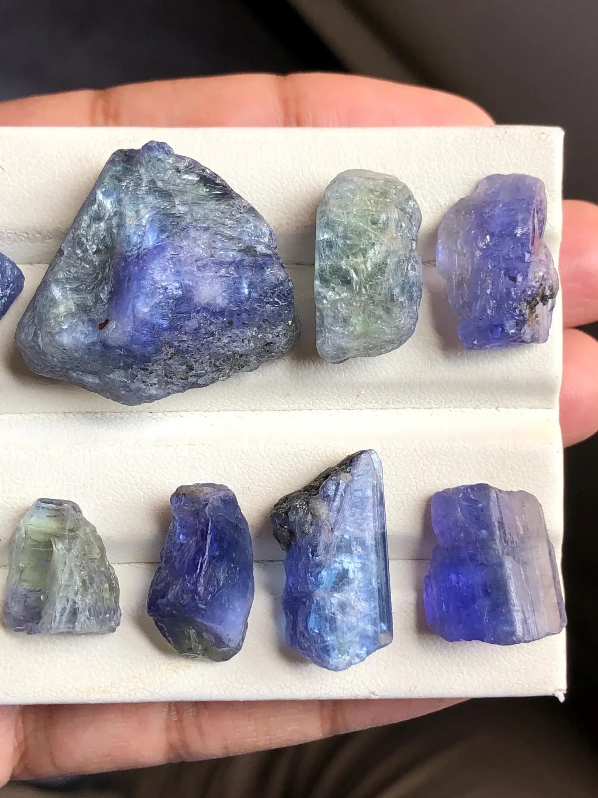 Natural Tanzanite Rough Gemstone, Bi Color Tanzanite Raw, Healing Rough, Tz#19