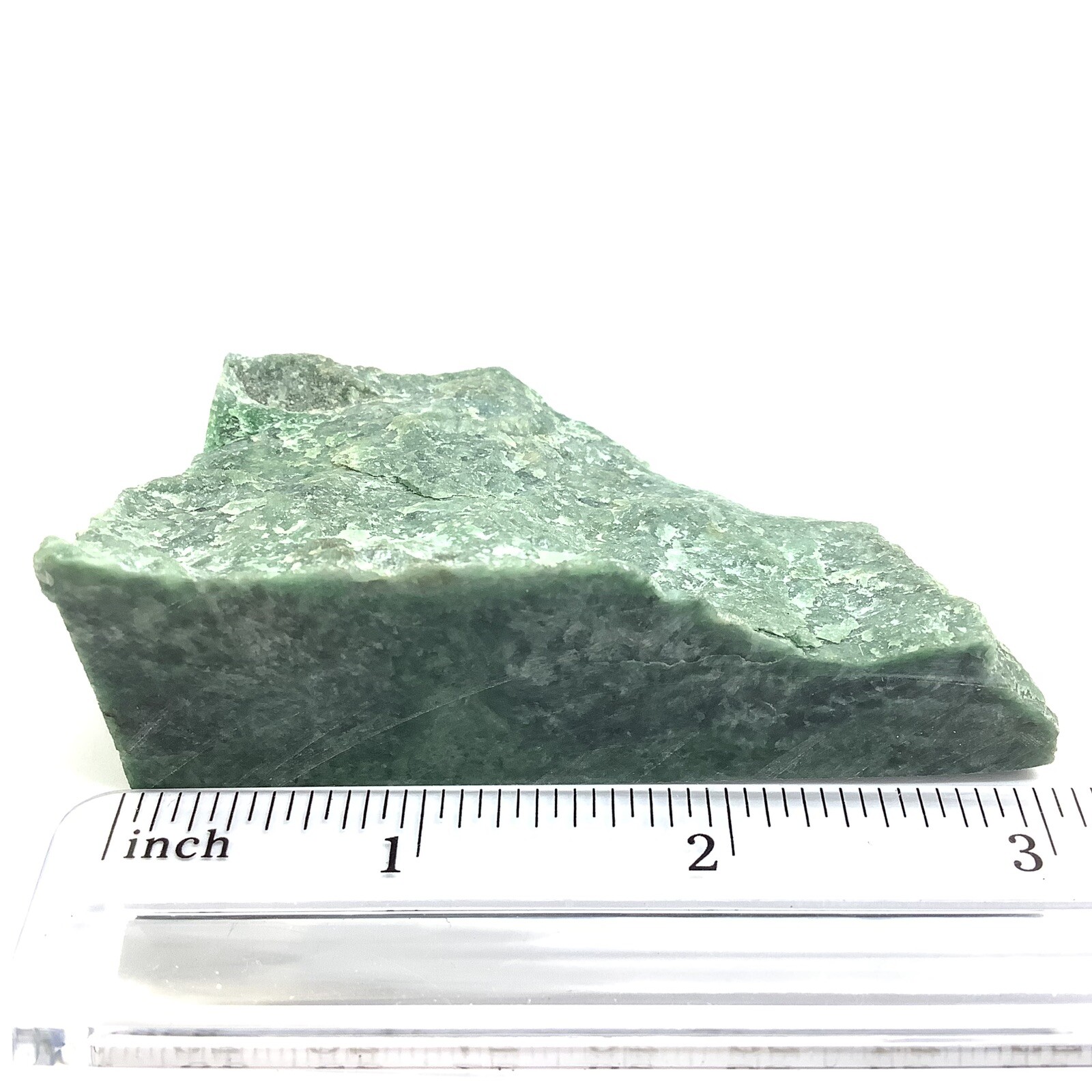 Siberian Jade Stone Chromium Green Jadeite Jade Lapidary Stone Siberia 143g
