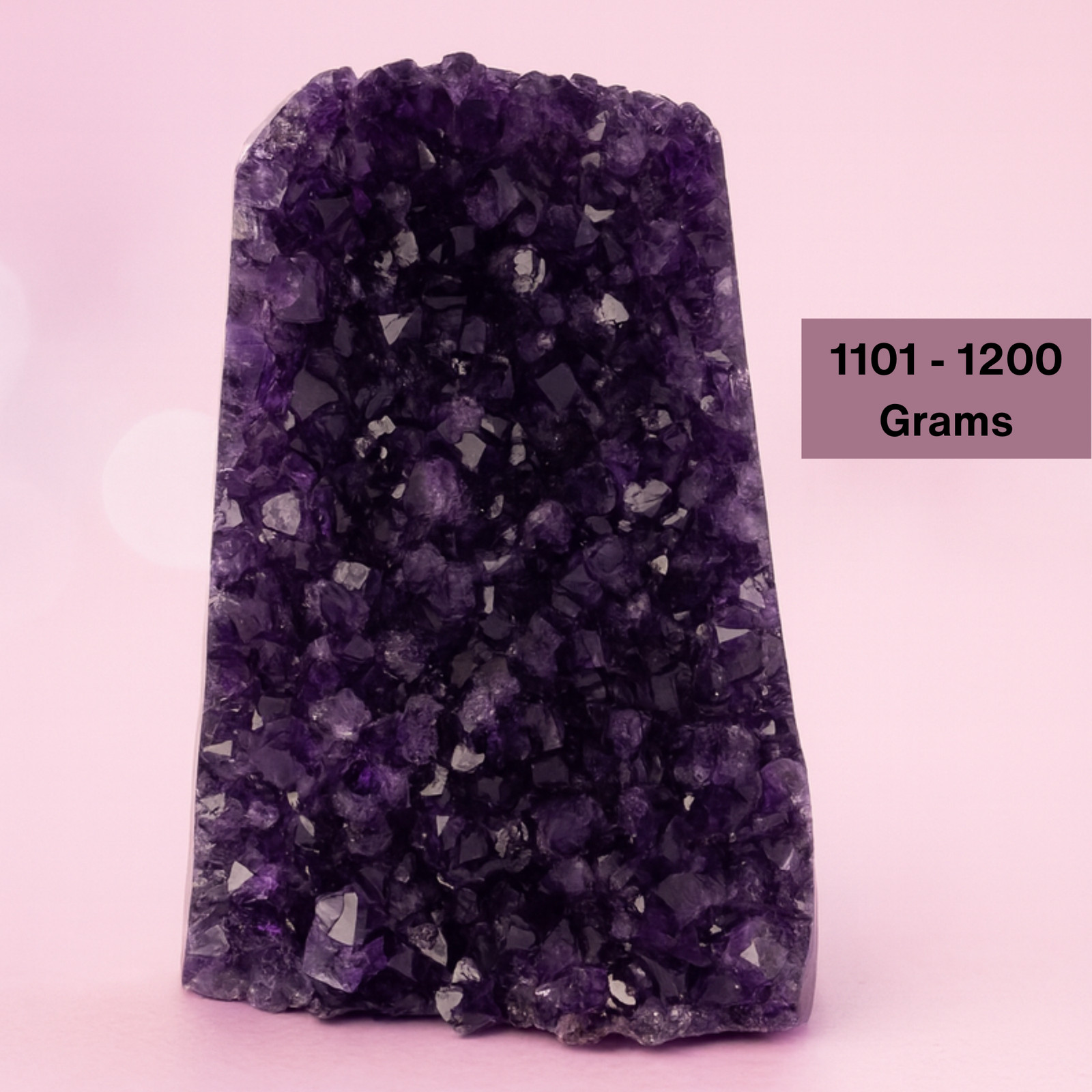 Amethyst Cut Base, “AAA” Uruguayan Purple Geode Cluster Healing Crystal, 5 sizes